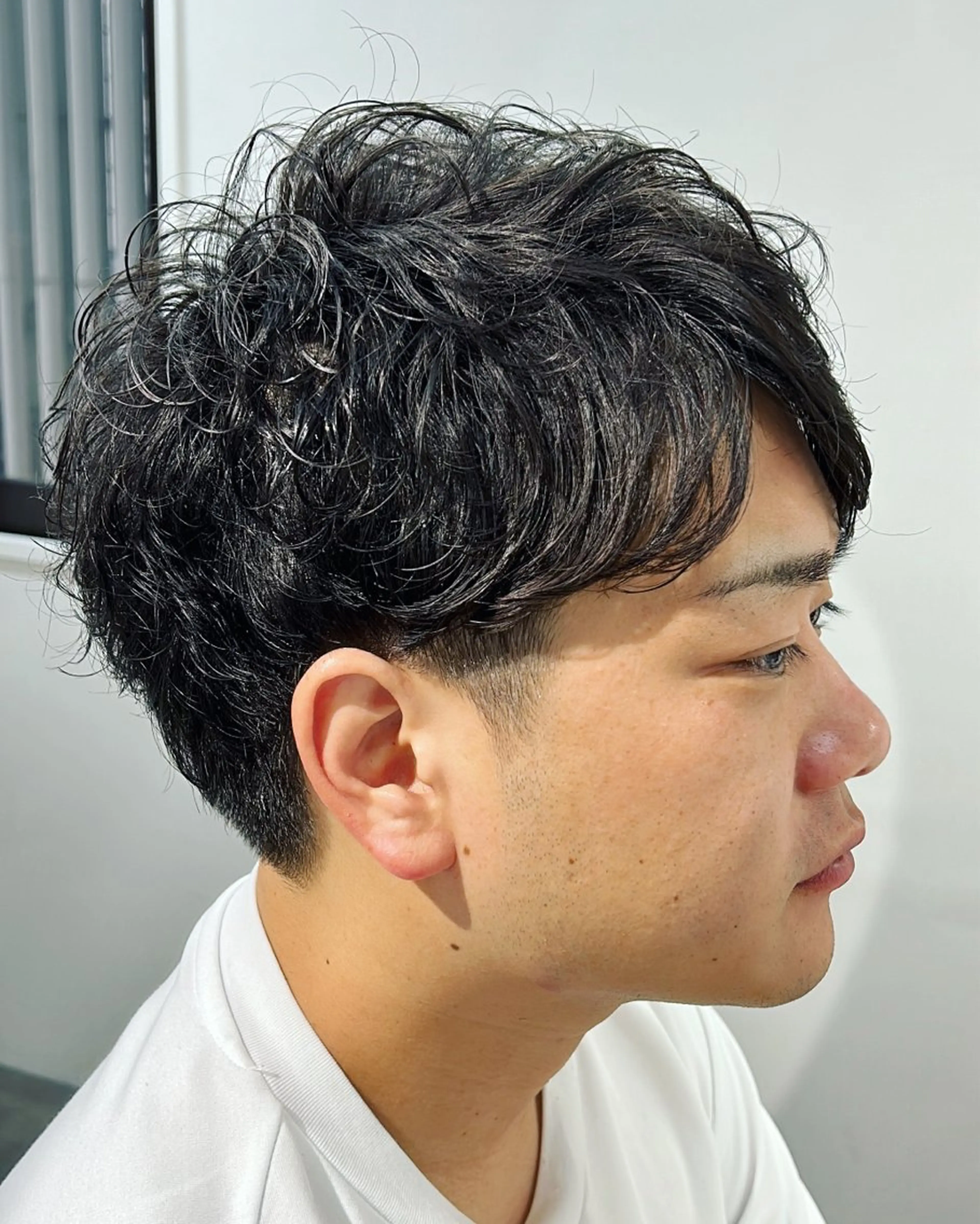 パーマ メンズ ビジネス メンズパーマ カット パーマ CHELSEA  梅田所属・OKADA/メンズ /カット/眉/縮毛のヘアスタイル