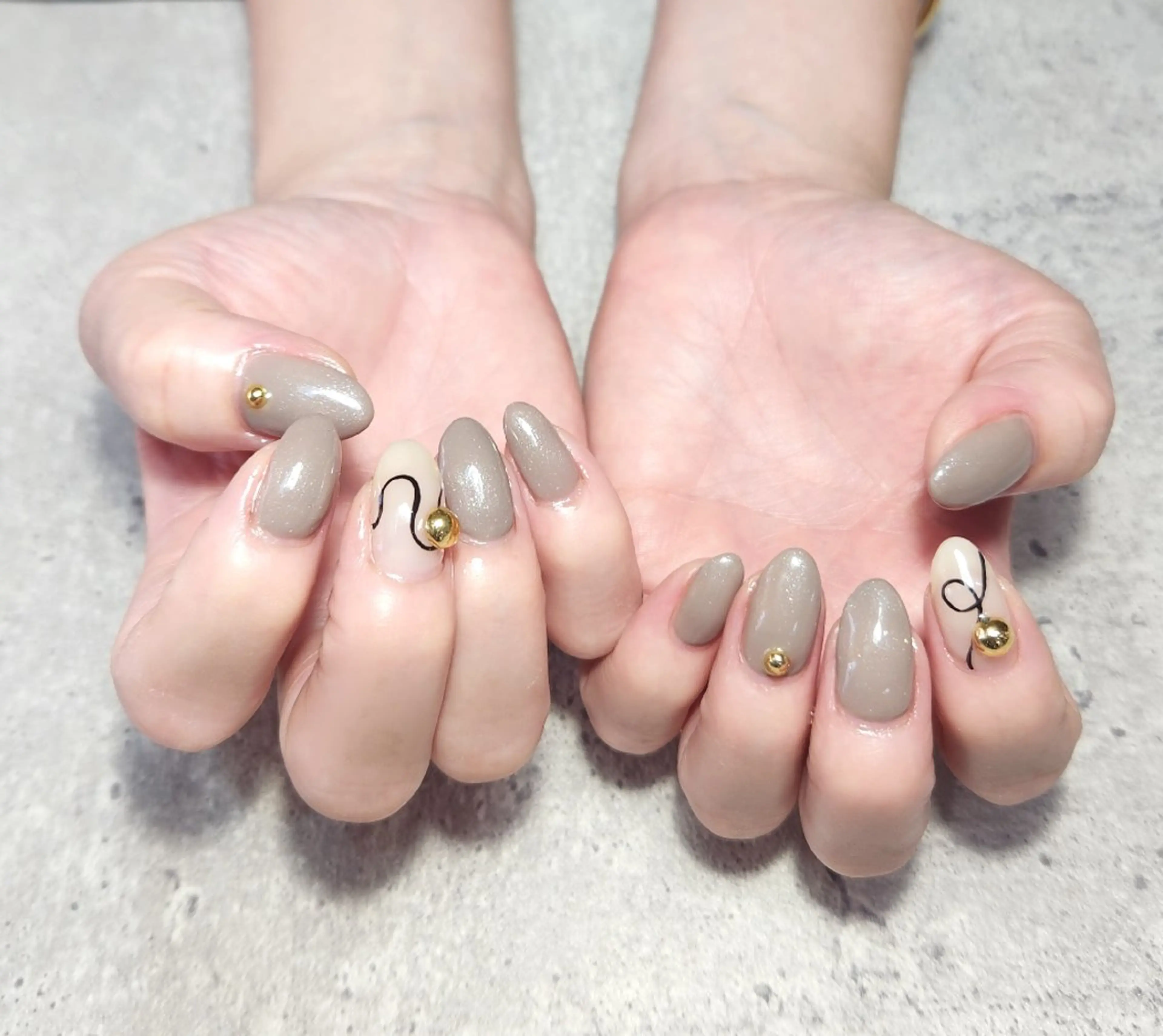 ネイル ニュアンスネイル 冬ネイル ハンドネイル   BENNIEのネイルデザイン