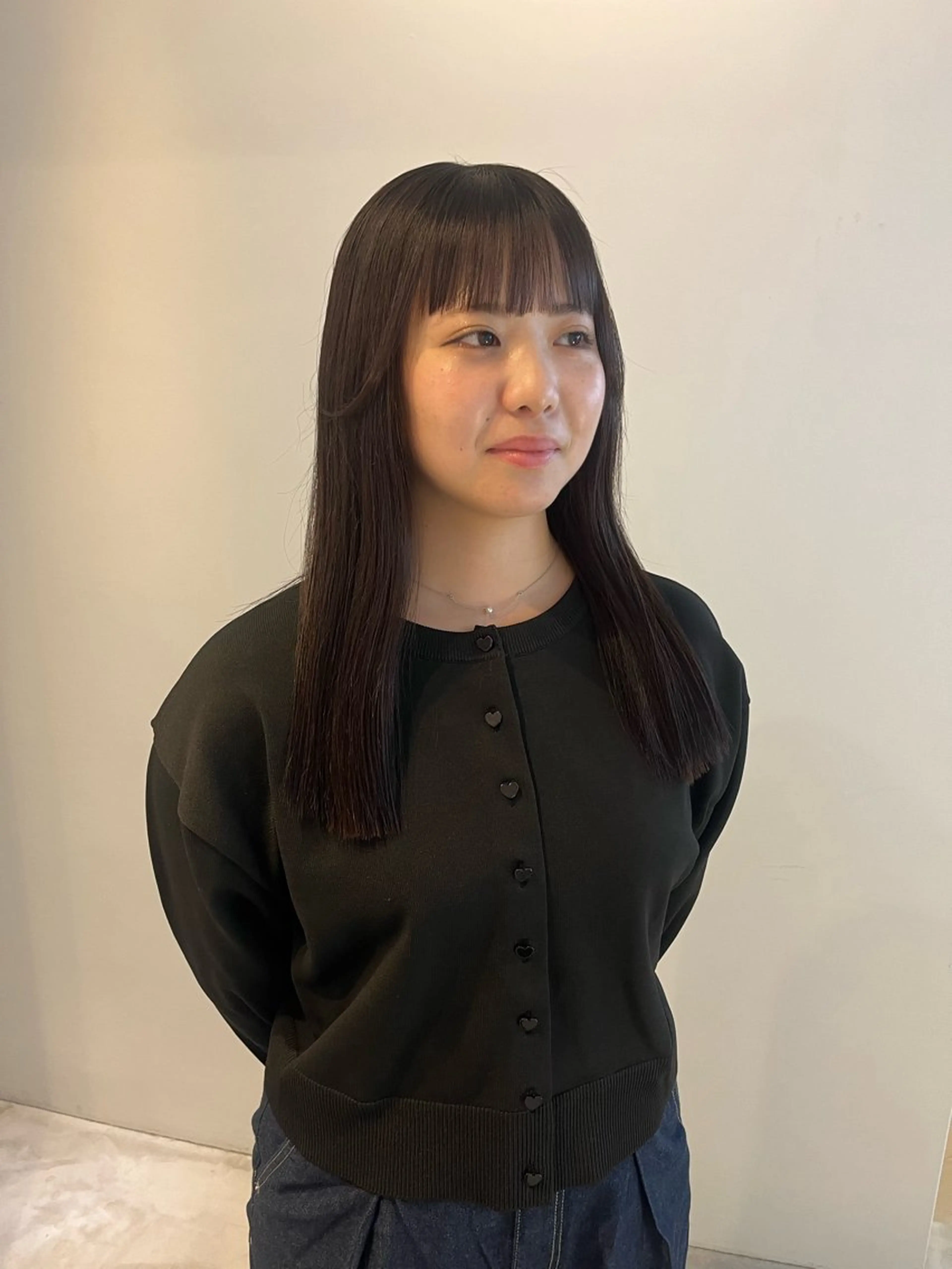 セミロング ALLYS 渋谷店所属・最高級の艶のある カラーmei🎨のヘアスタイル