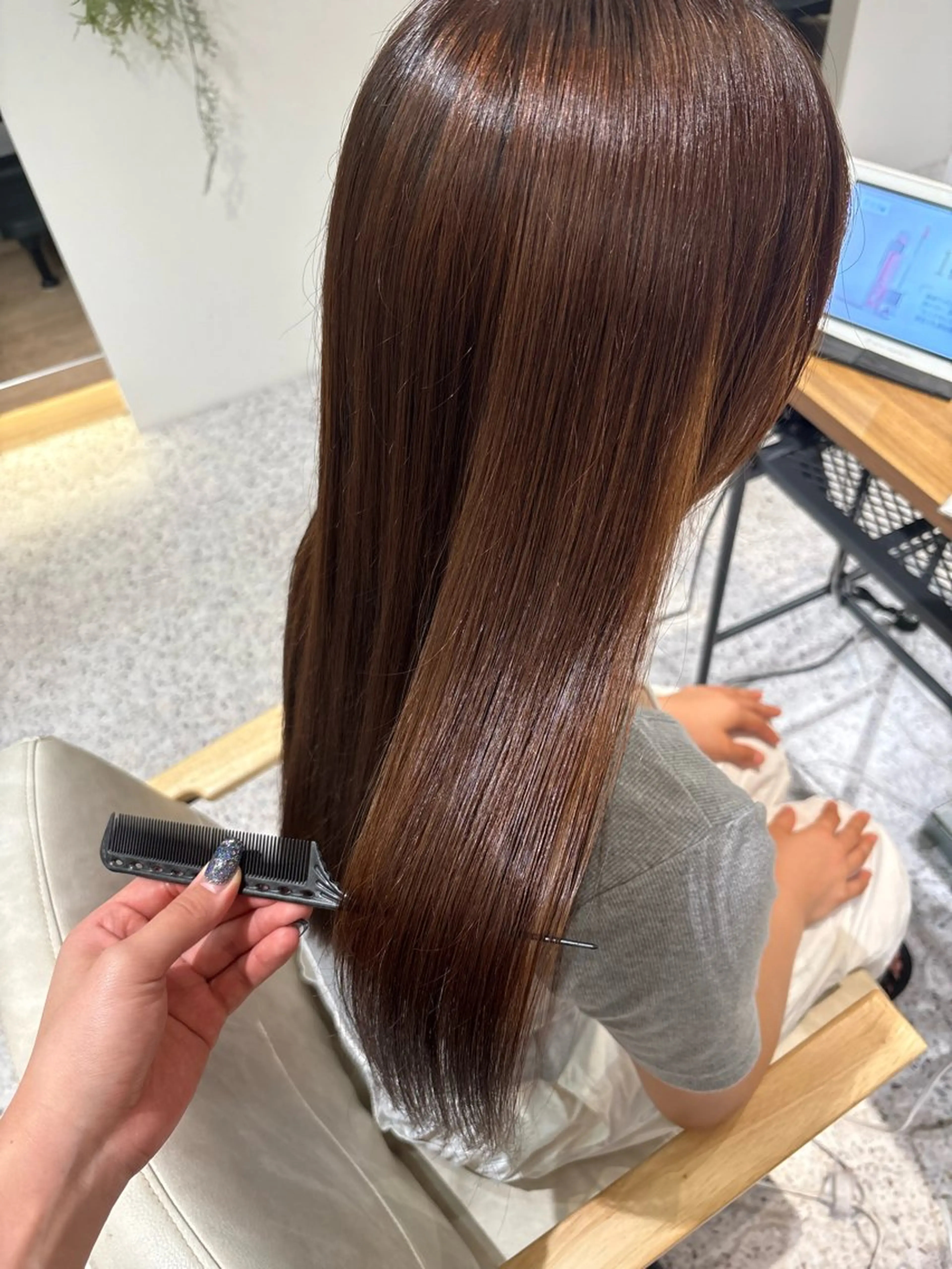 ロング カラー ヘアカラー ブリーチ/マツエク 𝓡𝓲𝓷🫧のマツエク・マツパデザイン