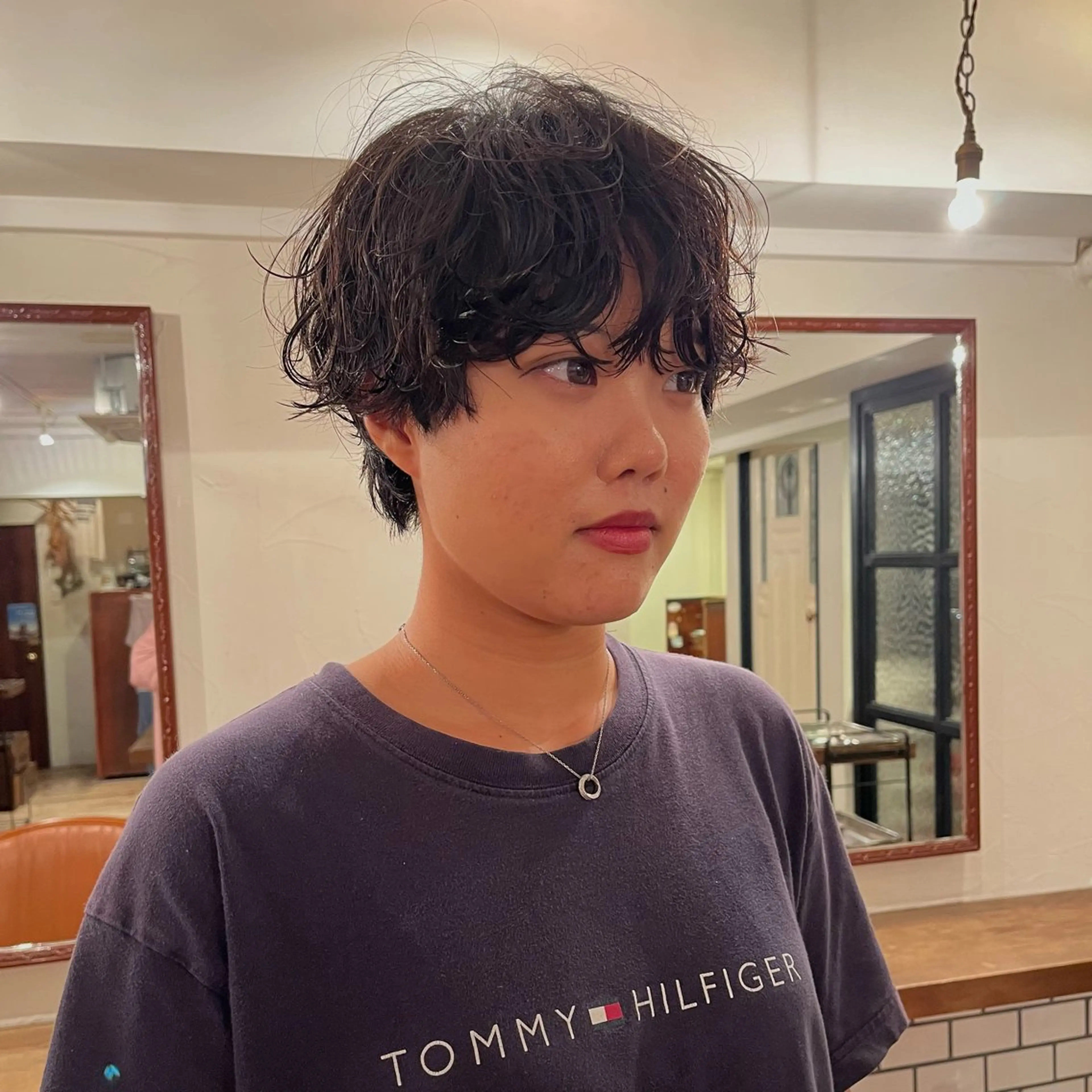 ショート パーマ メンズ メンズパーマ くせ毛 ニュアンスパーマ 🧸メンズカット 🧸conatsuのヘアスタイル