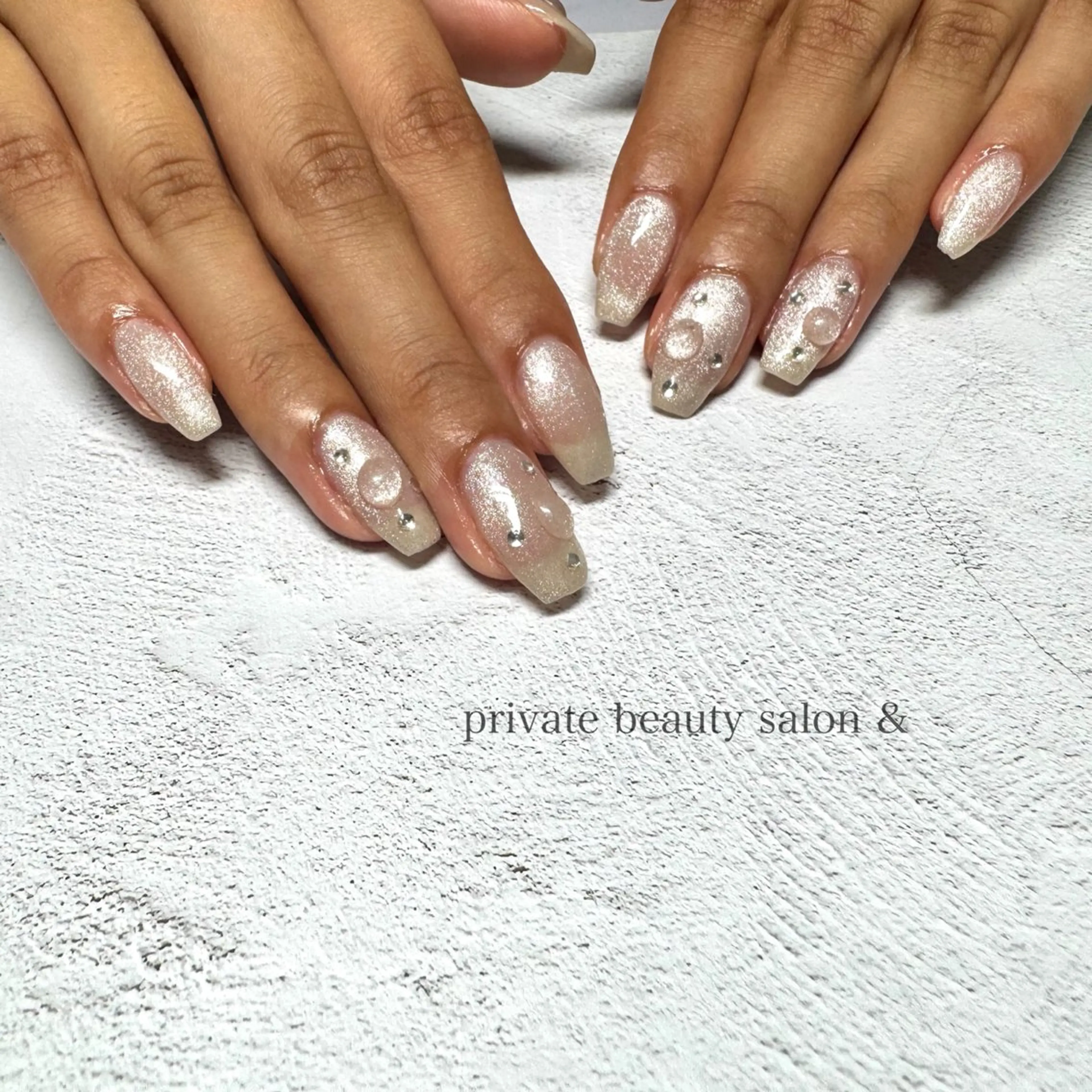 ネイル ニュアンスネイル private beauty salon &所属・田中 歩のネイルデザイン