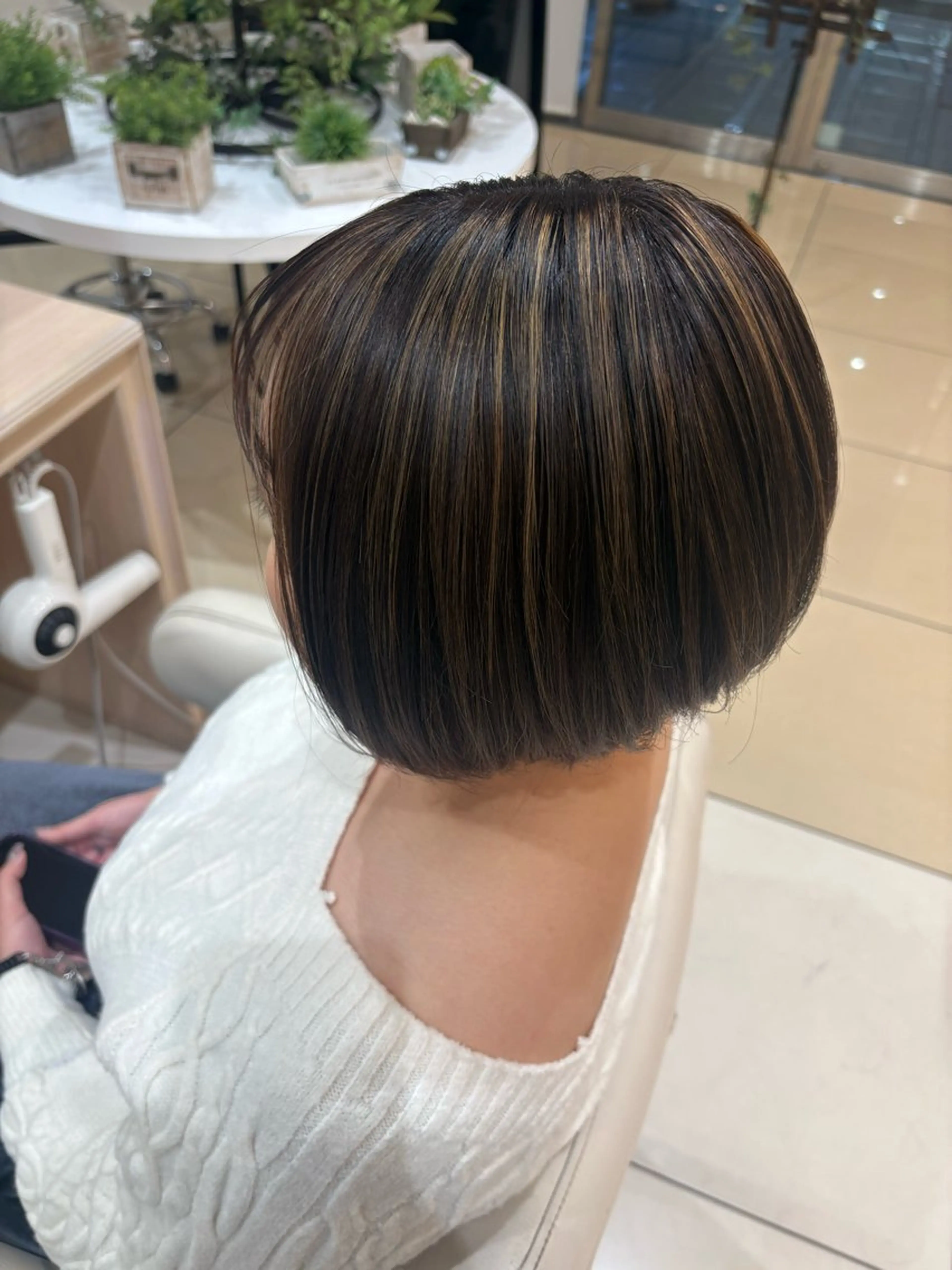 【💫抜きっぱなしデザインカラー✨️】🦖ハイライトモデル(オンカラーなし)✨の写真