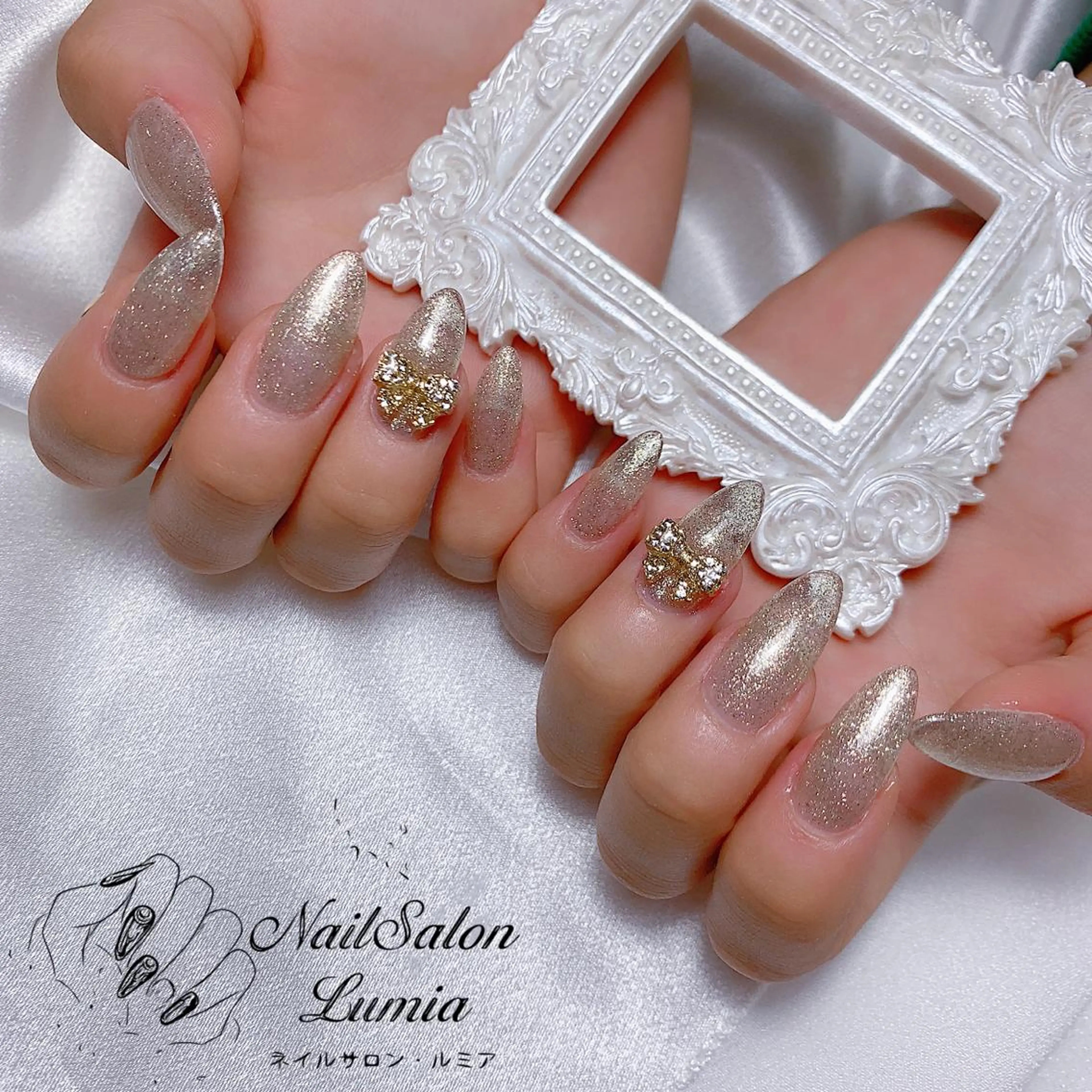 ネイル ハンドネイル ネイルサロン ルミア Lumia 店長のネイルデザイン