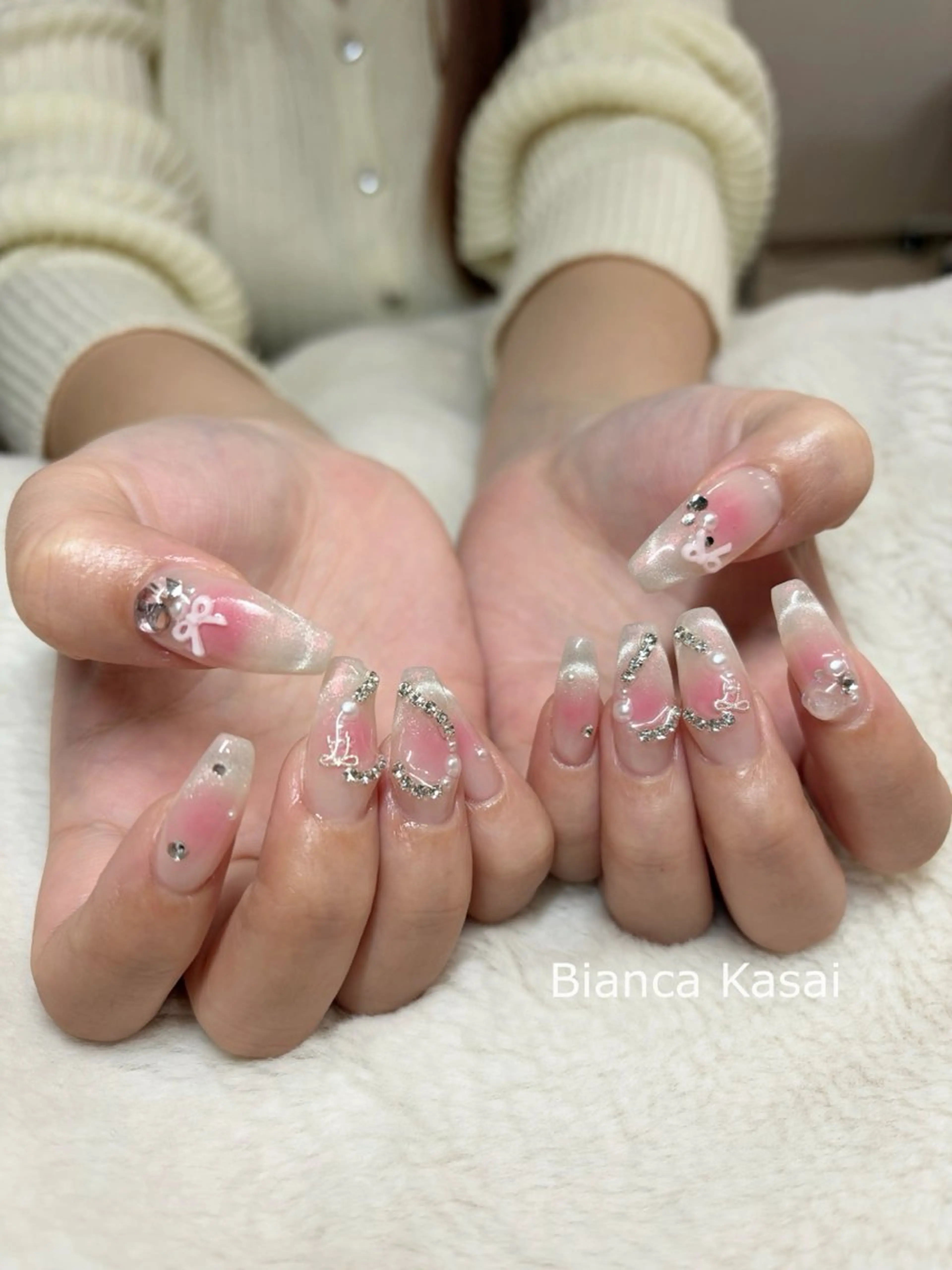 ネイル ハンドネイル BIANCA ✴︎ yukiのネイルデザイン