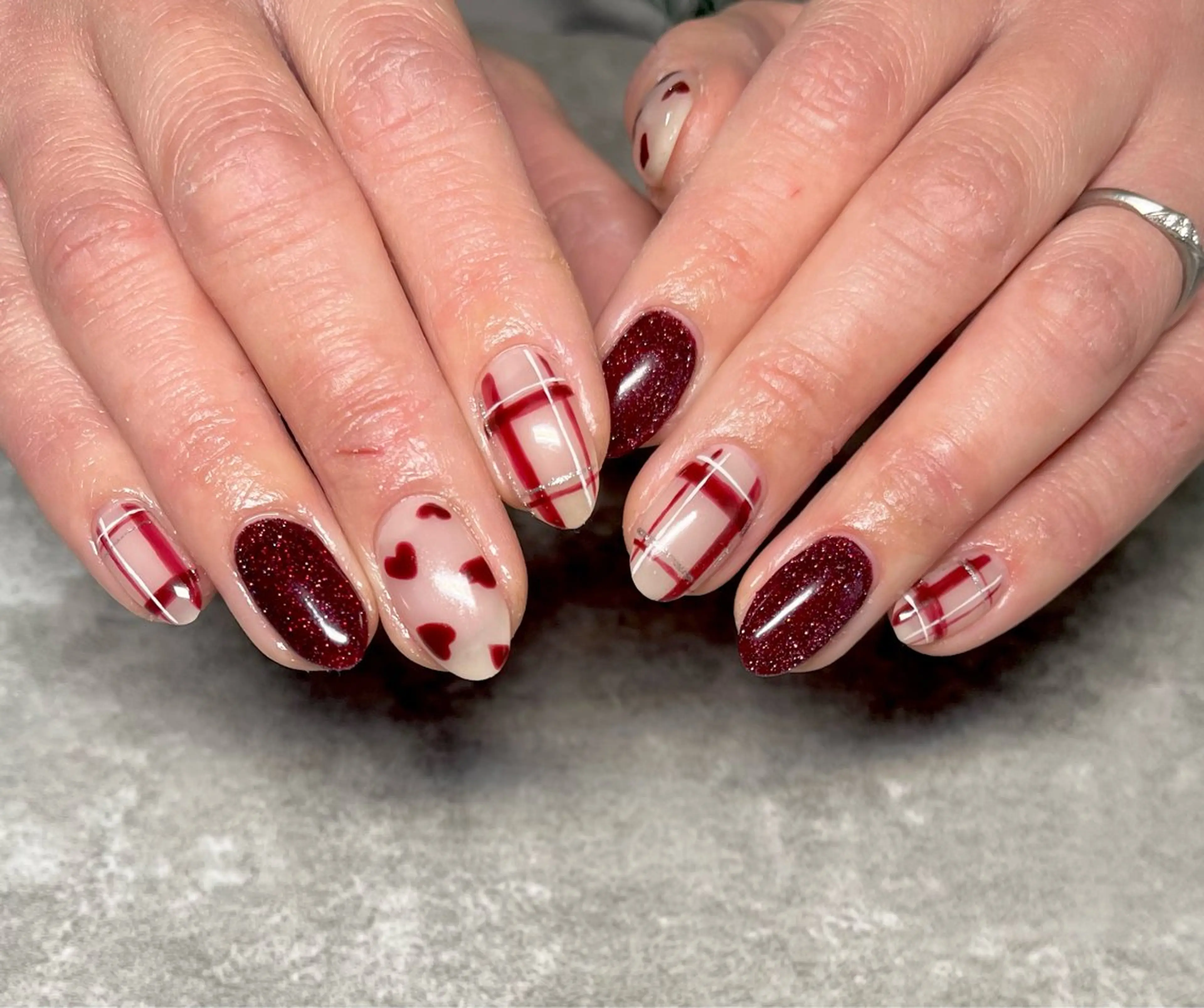 ネイル バレンタイン nail salon Rのネイルデザイン