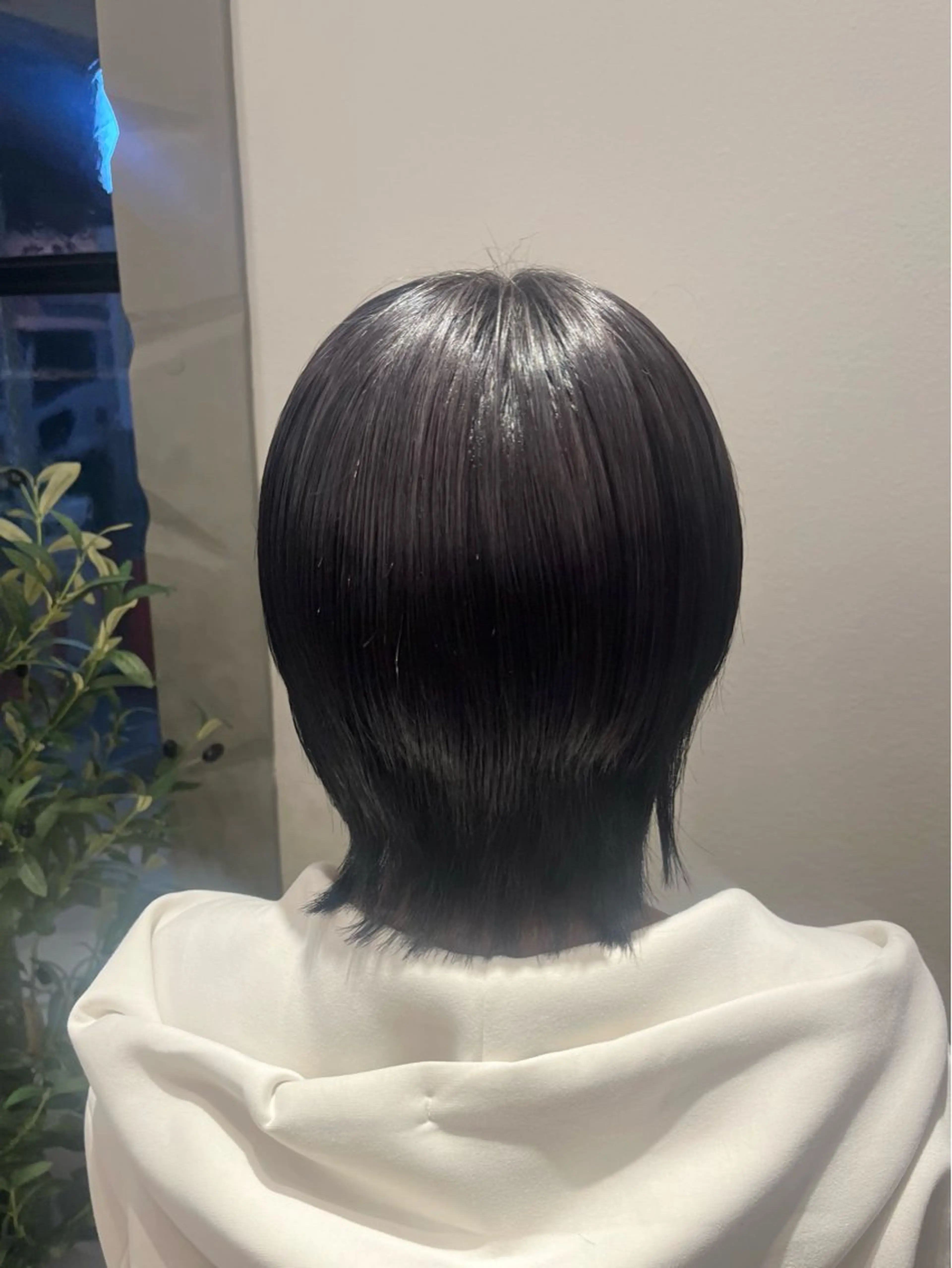 ショート カラー ブリーチ ディープラベンダー ラベンダーカラー カット ヘアカラー 暖色/顔周り /ヘアメ/あつはのヘアスタイル