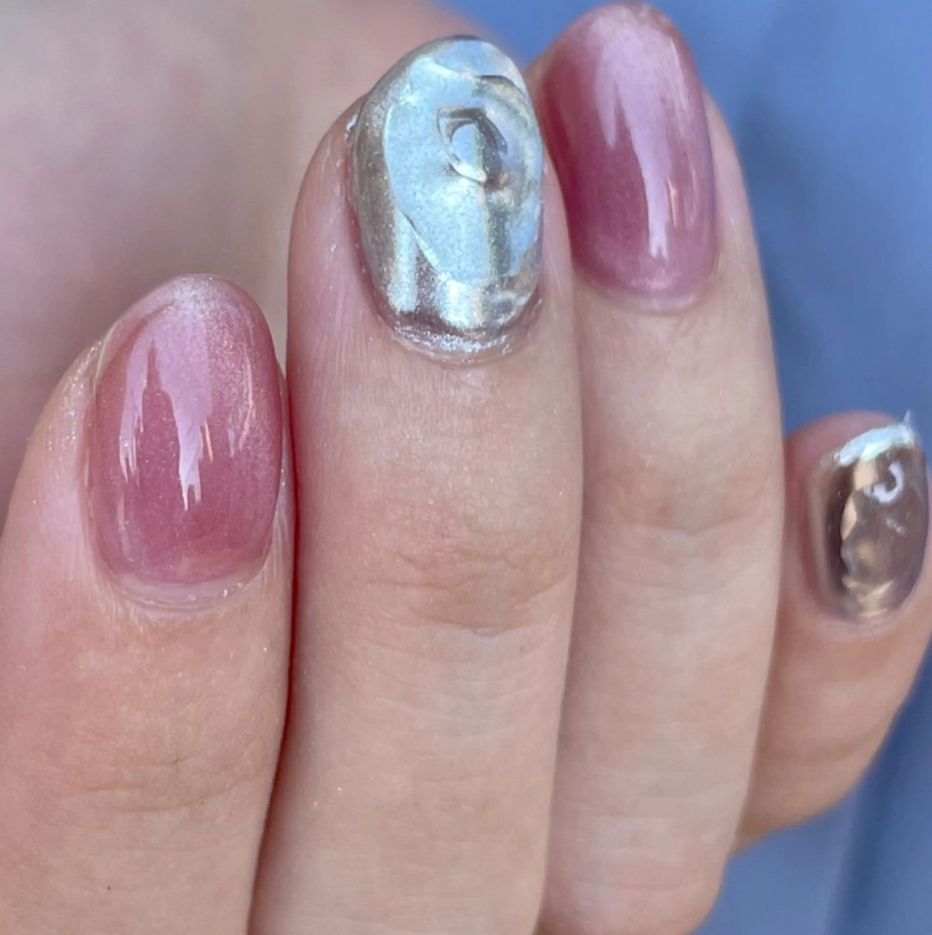 ネイル アートネイル オーロラネイル フラワーネイル フットネイル 韓国ネイル Seemly 千田町店所属・フラワーパラジェル 🌸シームリーエミのネイルデザイン