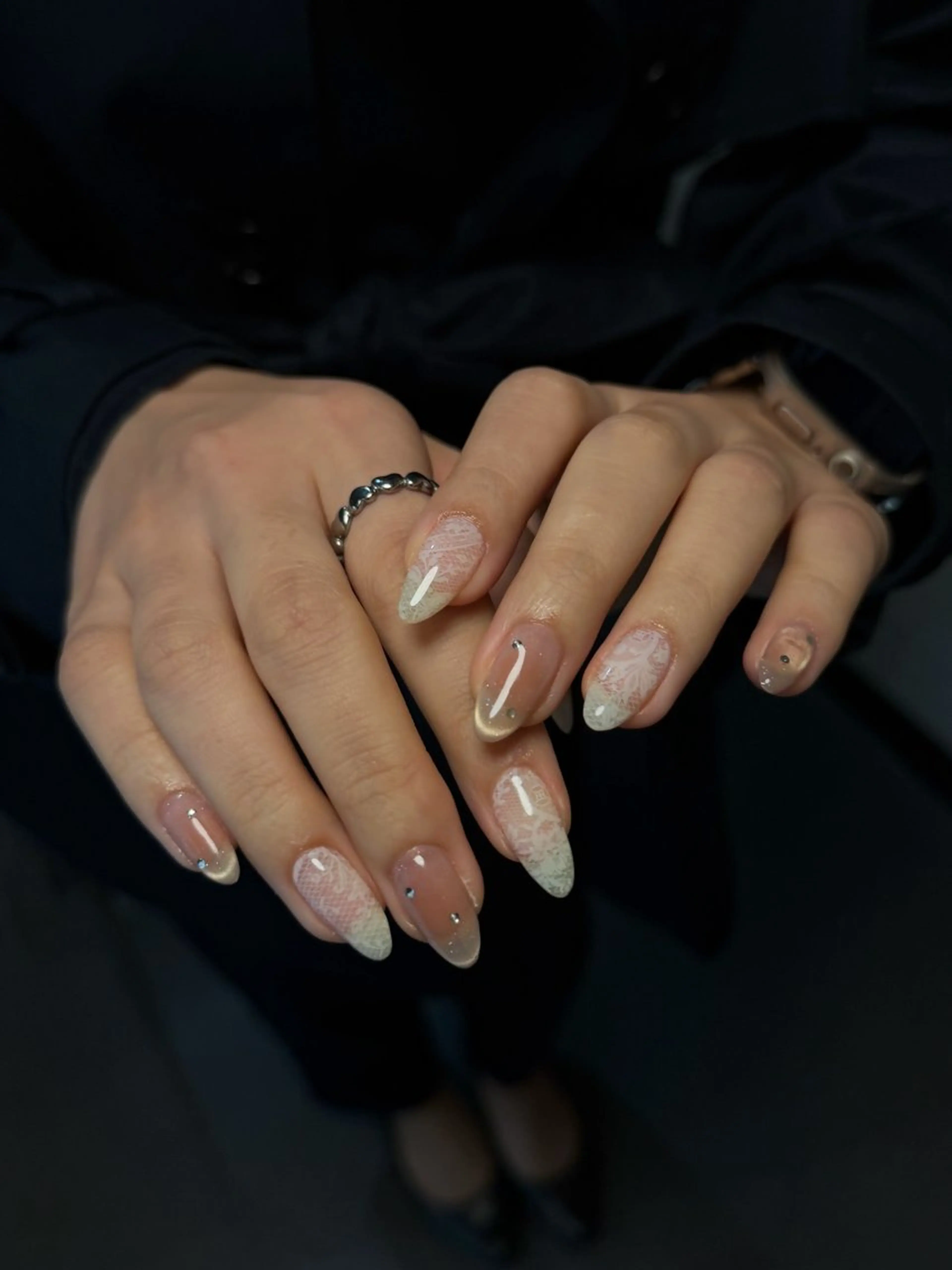 ネイル レース ハンドネイル kaoネイル /青山のネイルデザイン