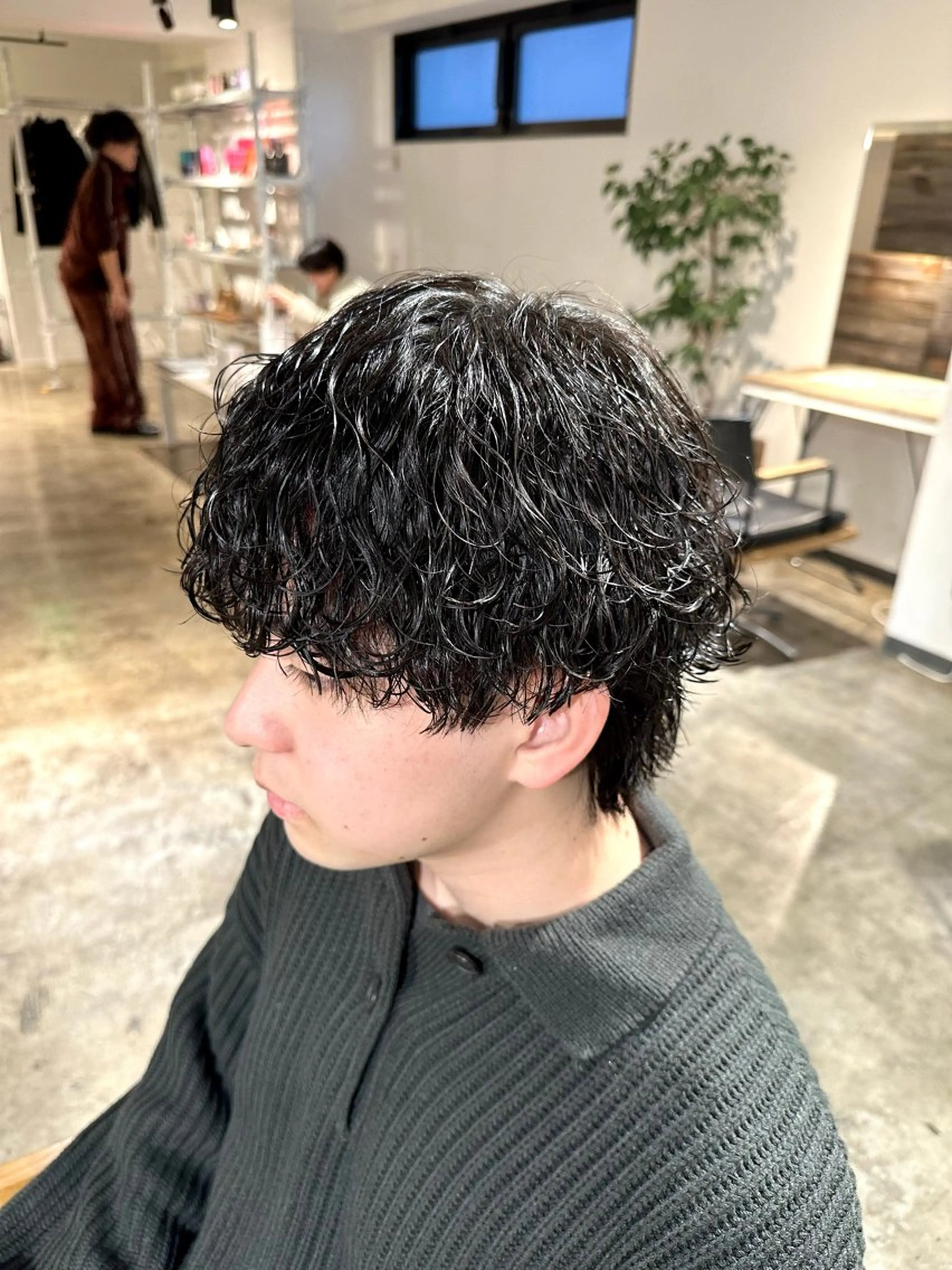 メンズ メンズパーマ 波巻きパーマ 骨格補正施術/メンズ 専門美容師/YUYAのヘアスタイル