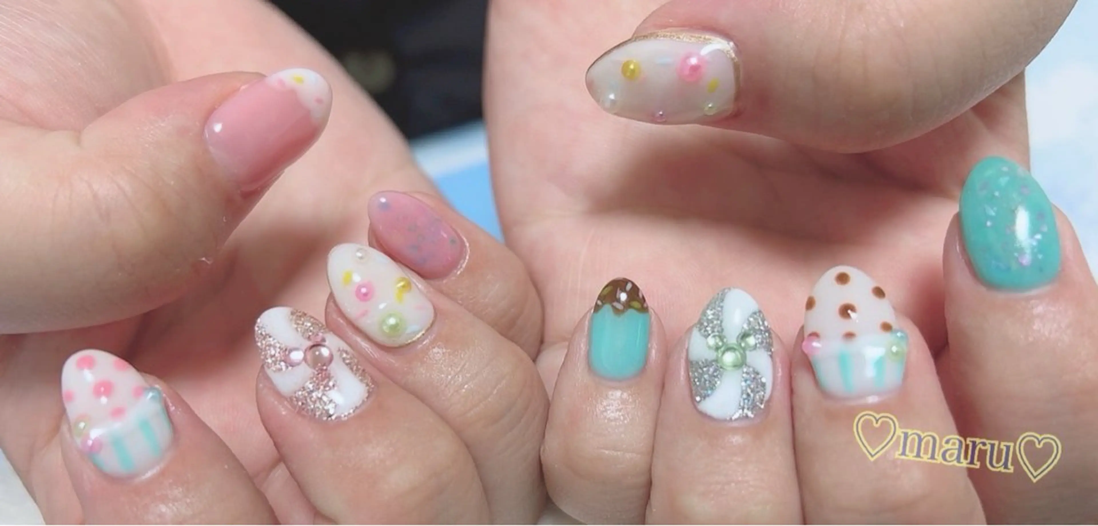ネイル ハンドネイル フットネイル まるみ♡7/1〜値上 げ致します(>_<)のその他イメージ