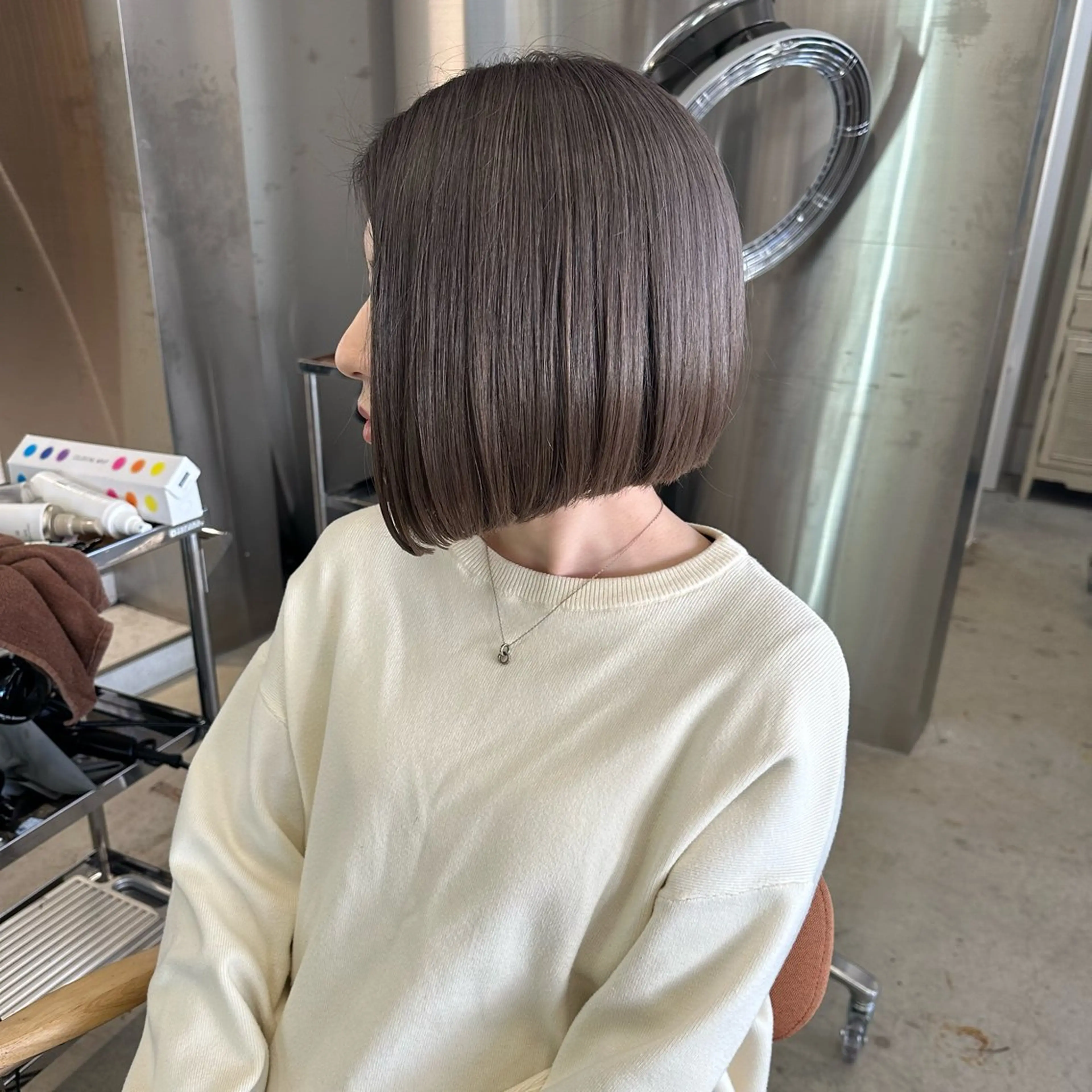 ミディアム ヘアカラー トリートメント YUIMARL➰💖 NATSUKIのヘアスタイル