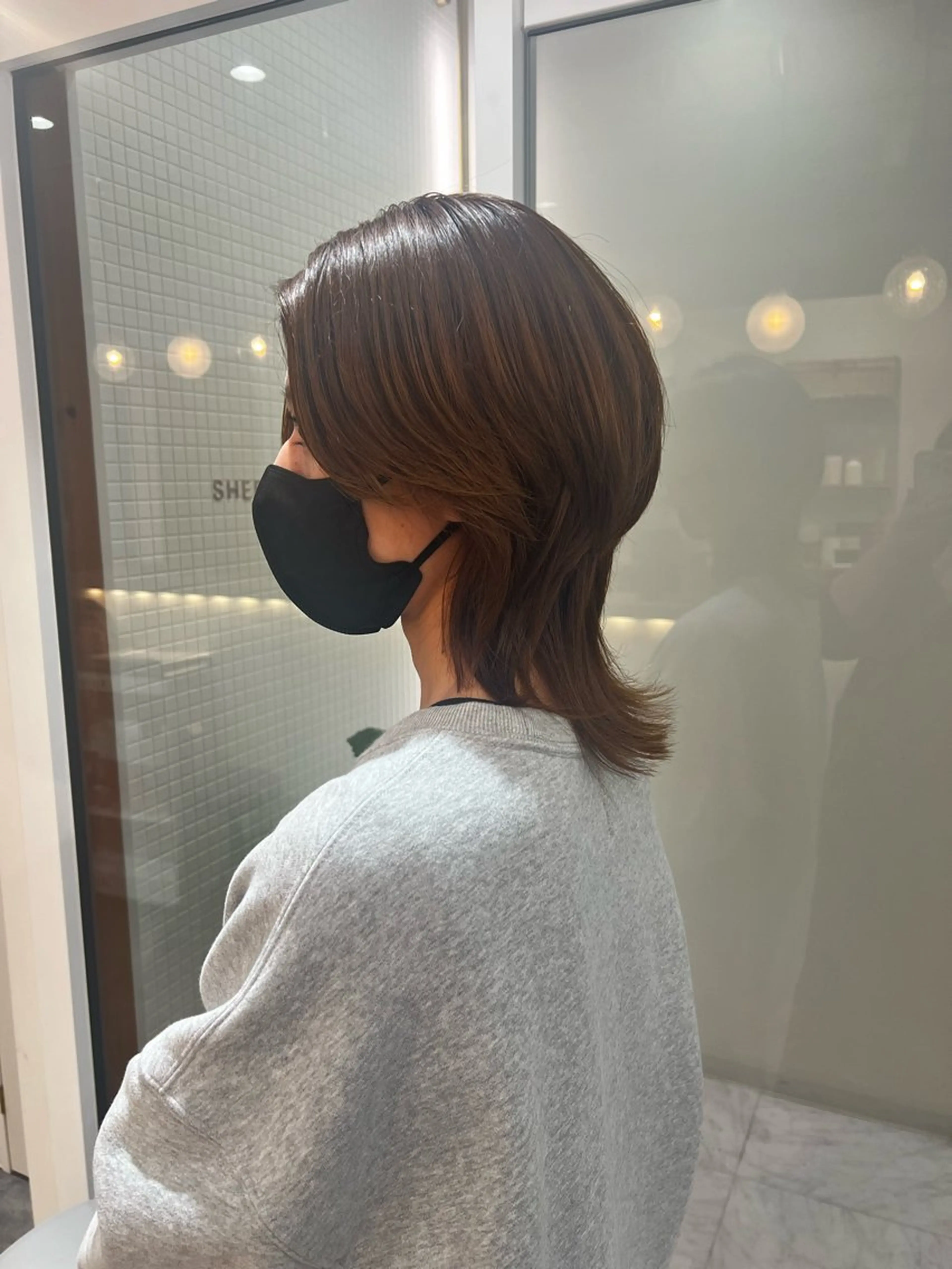 ミディアム Sayaka サヤカのヘアスタイル