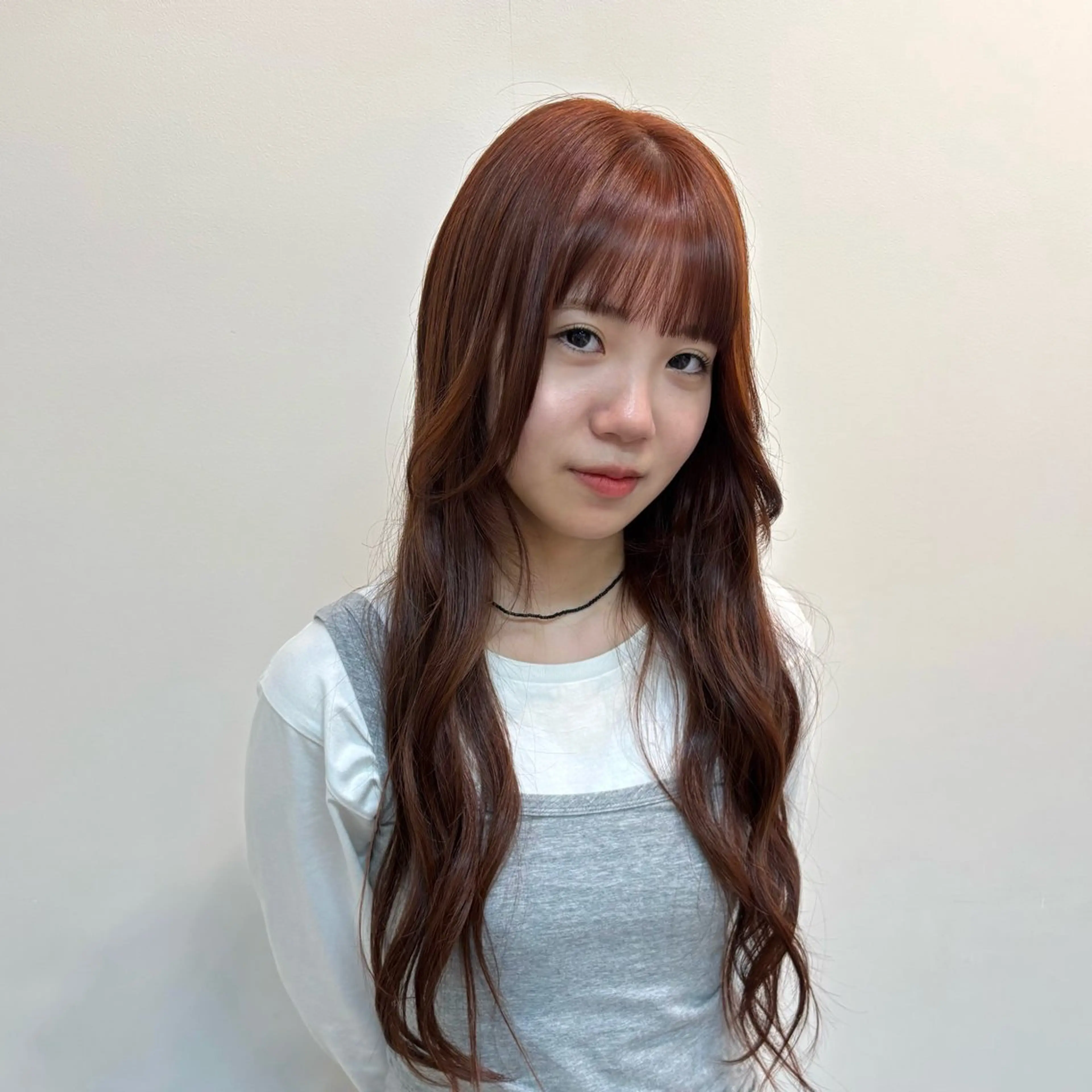 ロング カラー zina karin୨୧˙˳⋆のヘアスタイル