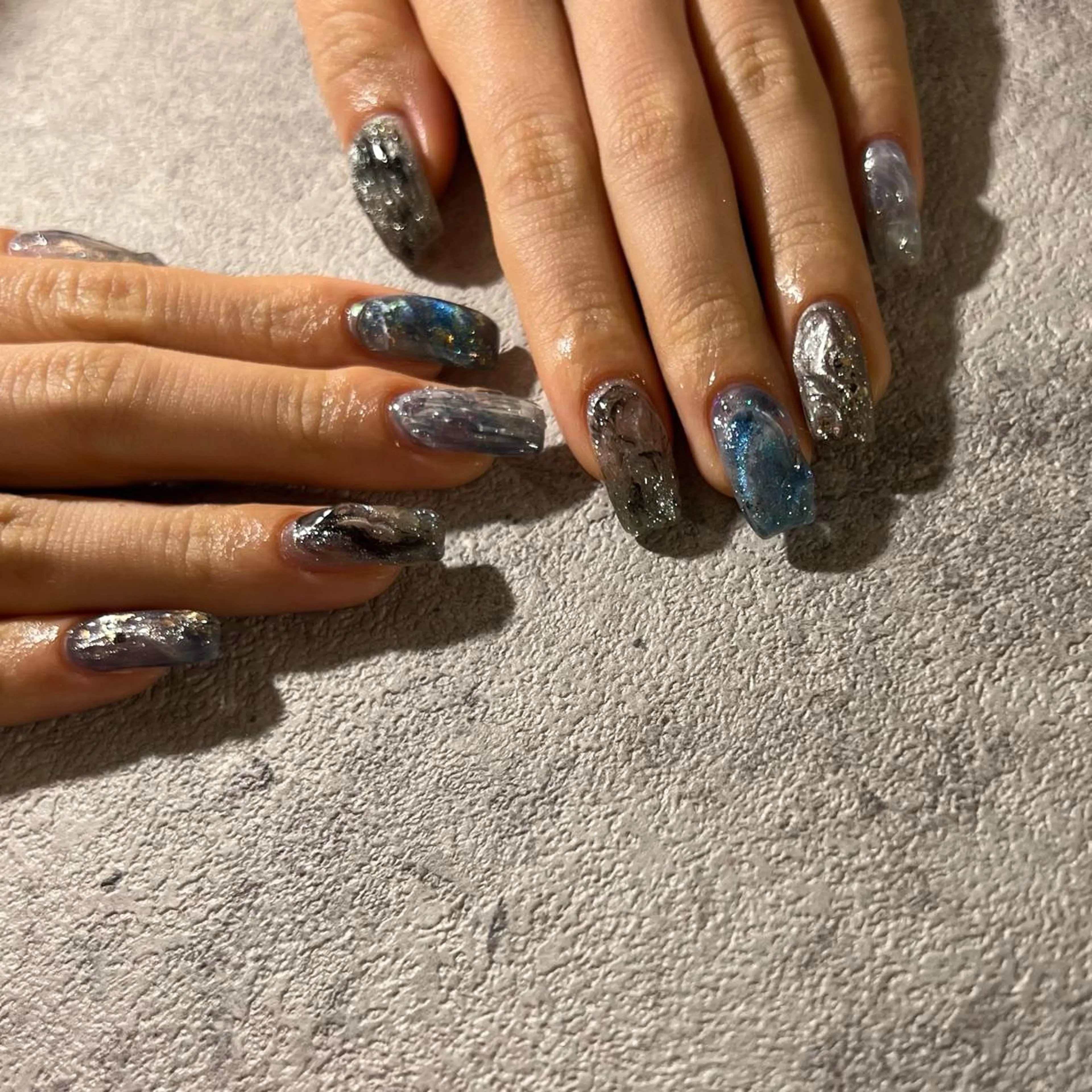 ネイル ニュアンスネイル ハンドネイル 𝐫𝐚𝐢 𝐧𝐚𝐢𝐥のネイルデザイン