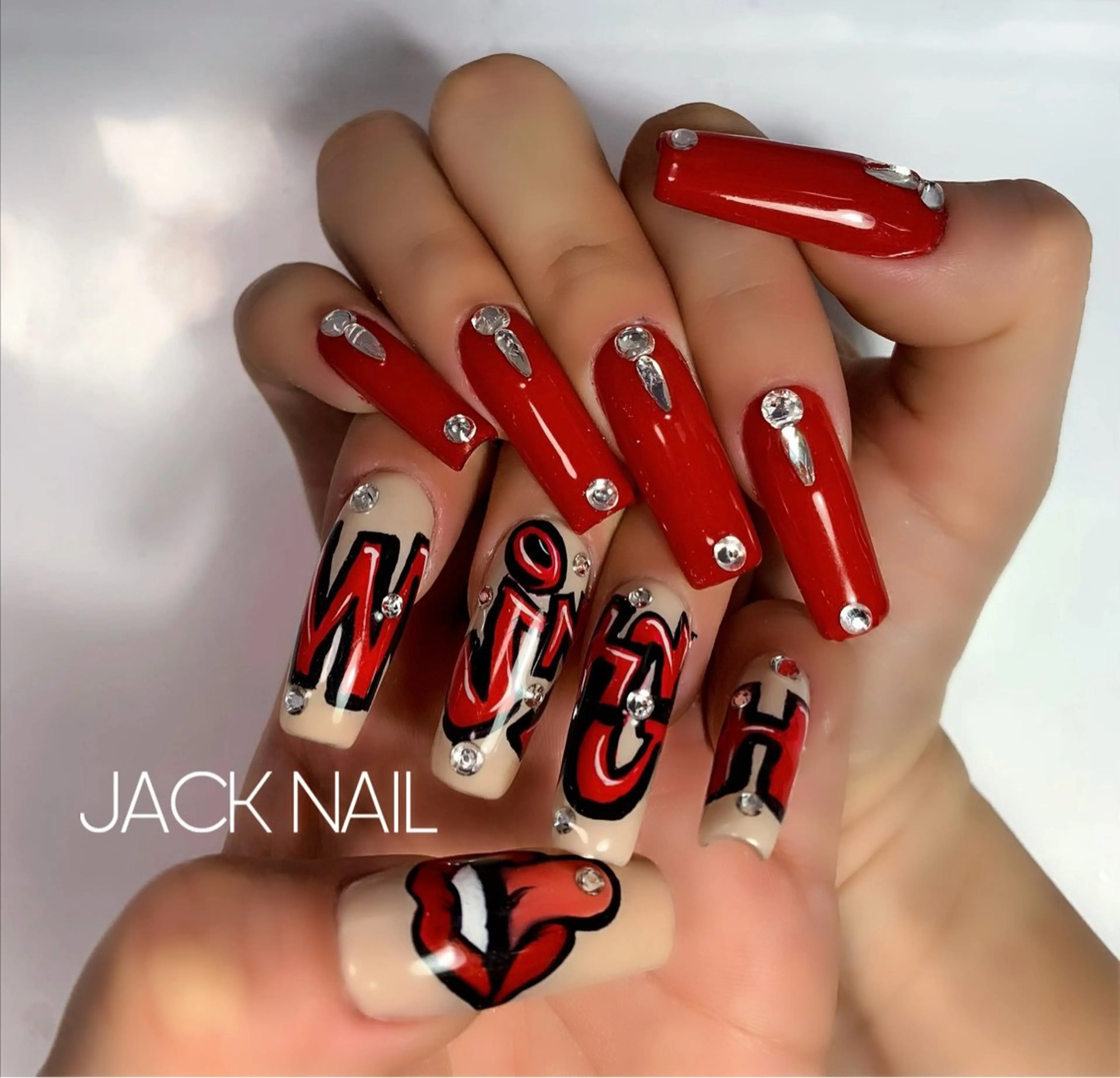 ネイル ハンドネイル JACK NAIL 💜Ayakaのネイルデザイン