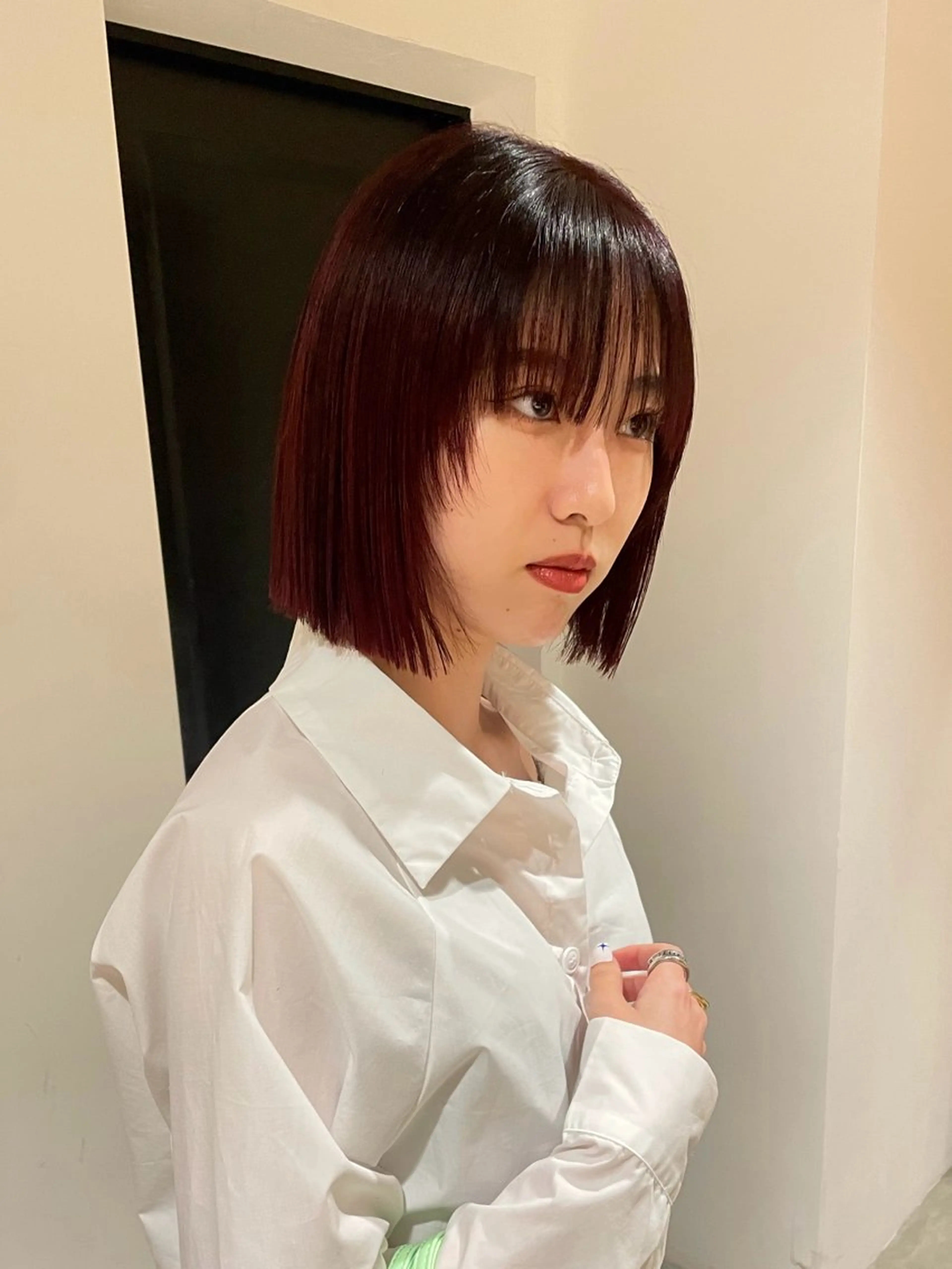 ミディアム カラー Qin shaire salon 原宿所属・🌿パーマ/ボブ/ レイヤー/Mikiのヘアスタイル