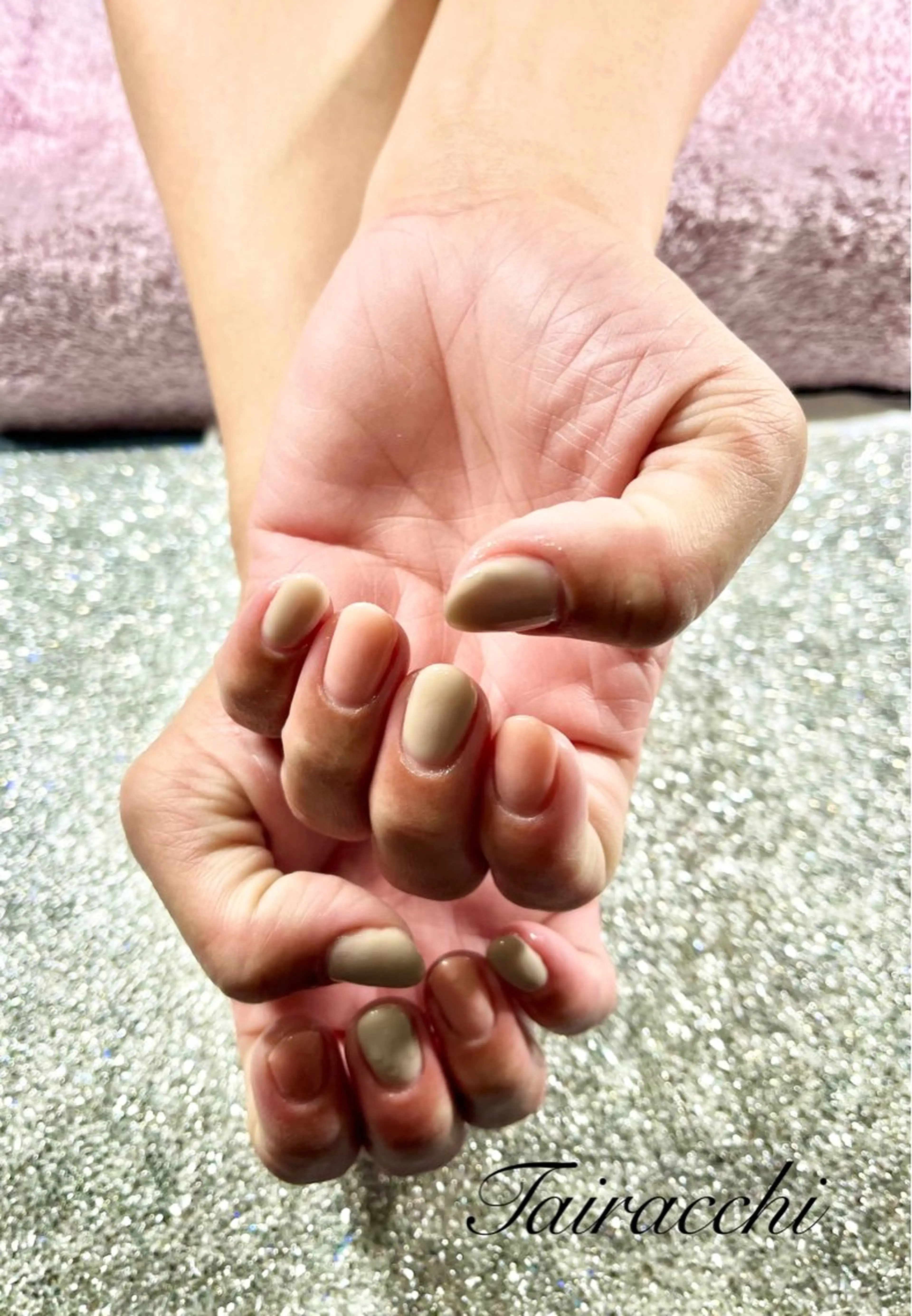 ネイル ピンク ショートネイル 春ネイル ハンドネイル Tairacchi ﾀｲﾗｯﾁのエステ・リラクイメージ