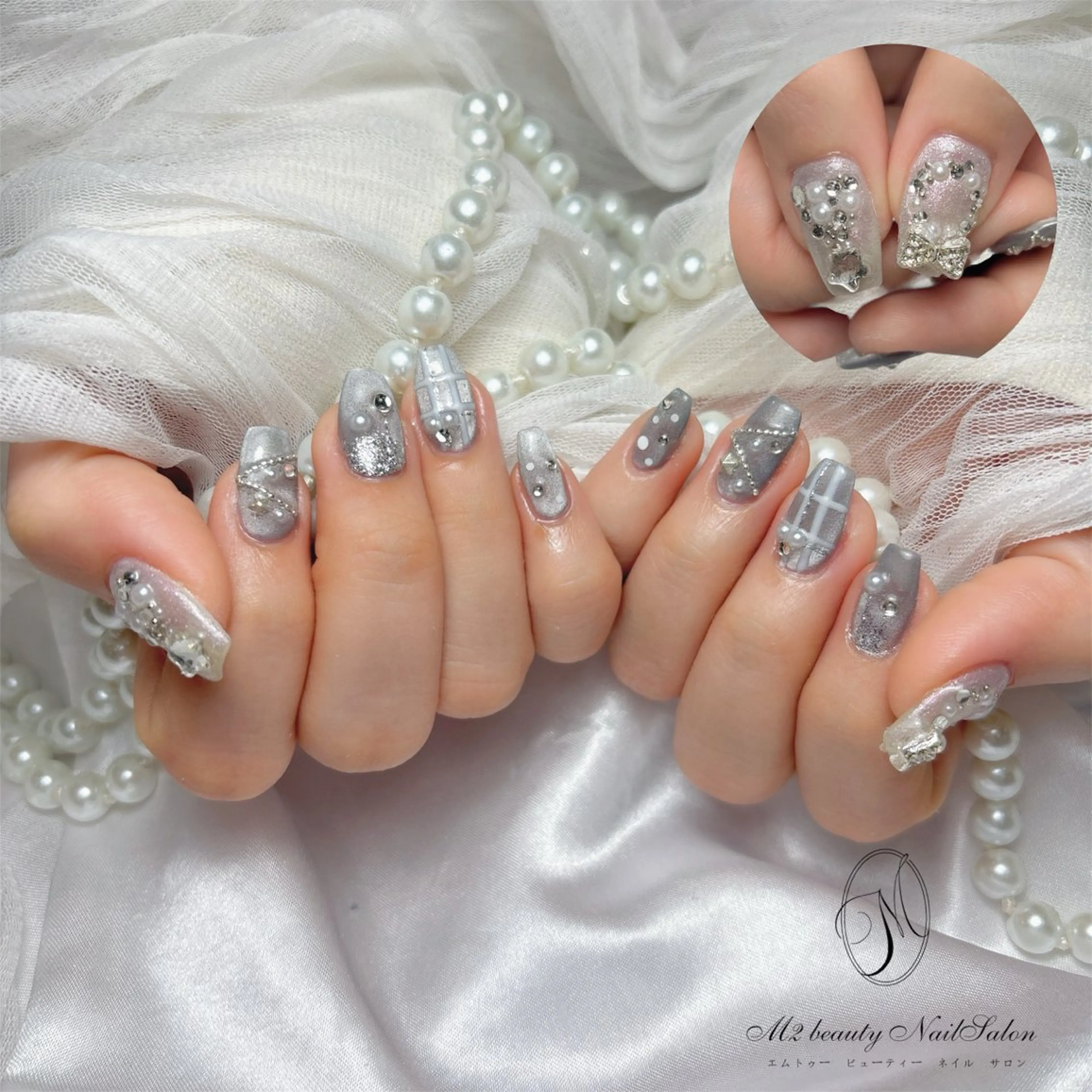 ネイル ハンドネイル M2 BEAUTY Rionのネイルデザイン