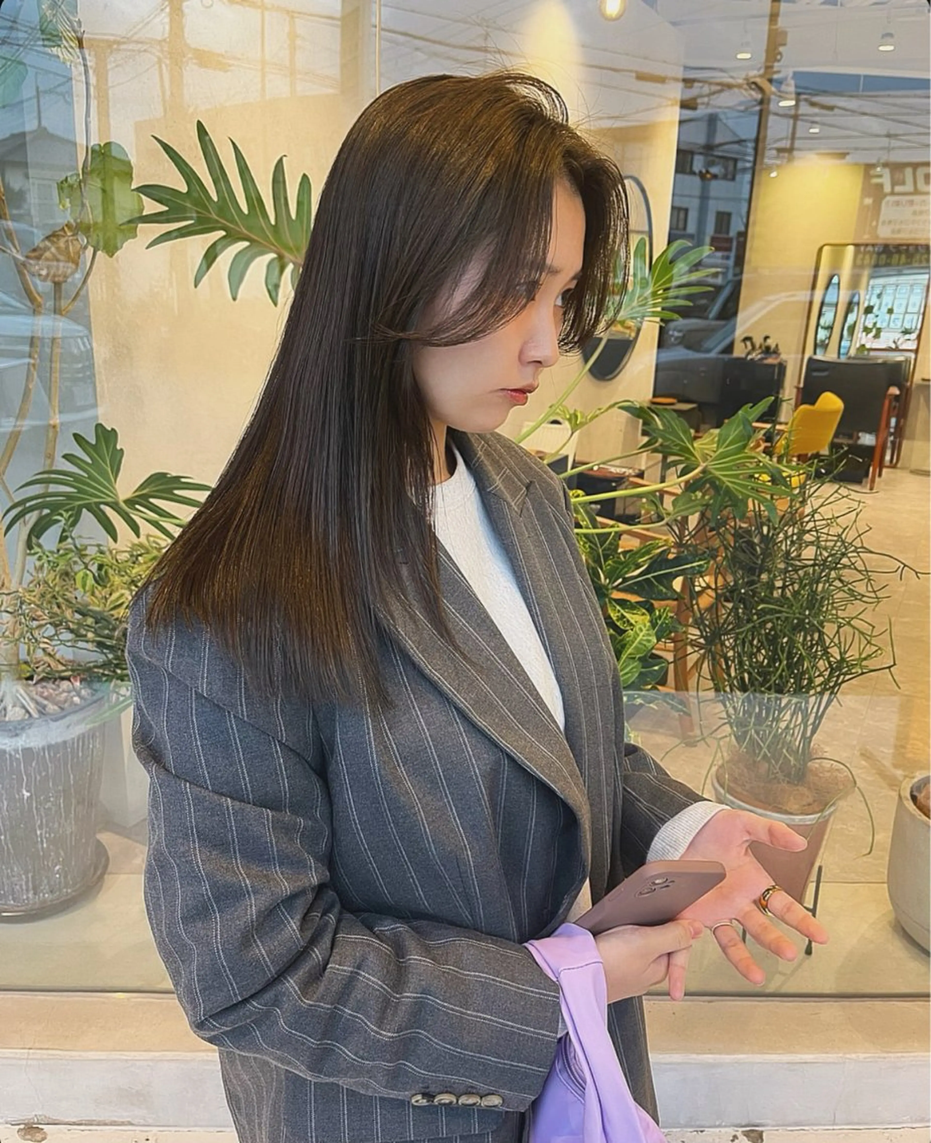 セミロング カラー Fleur  ✴︎ 西 優希のヘアスタイル