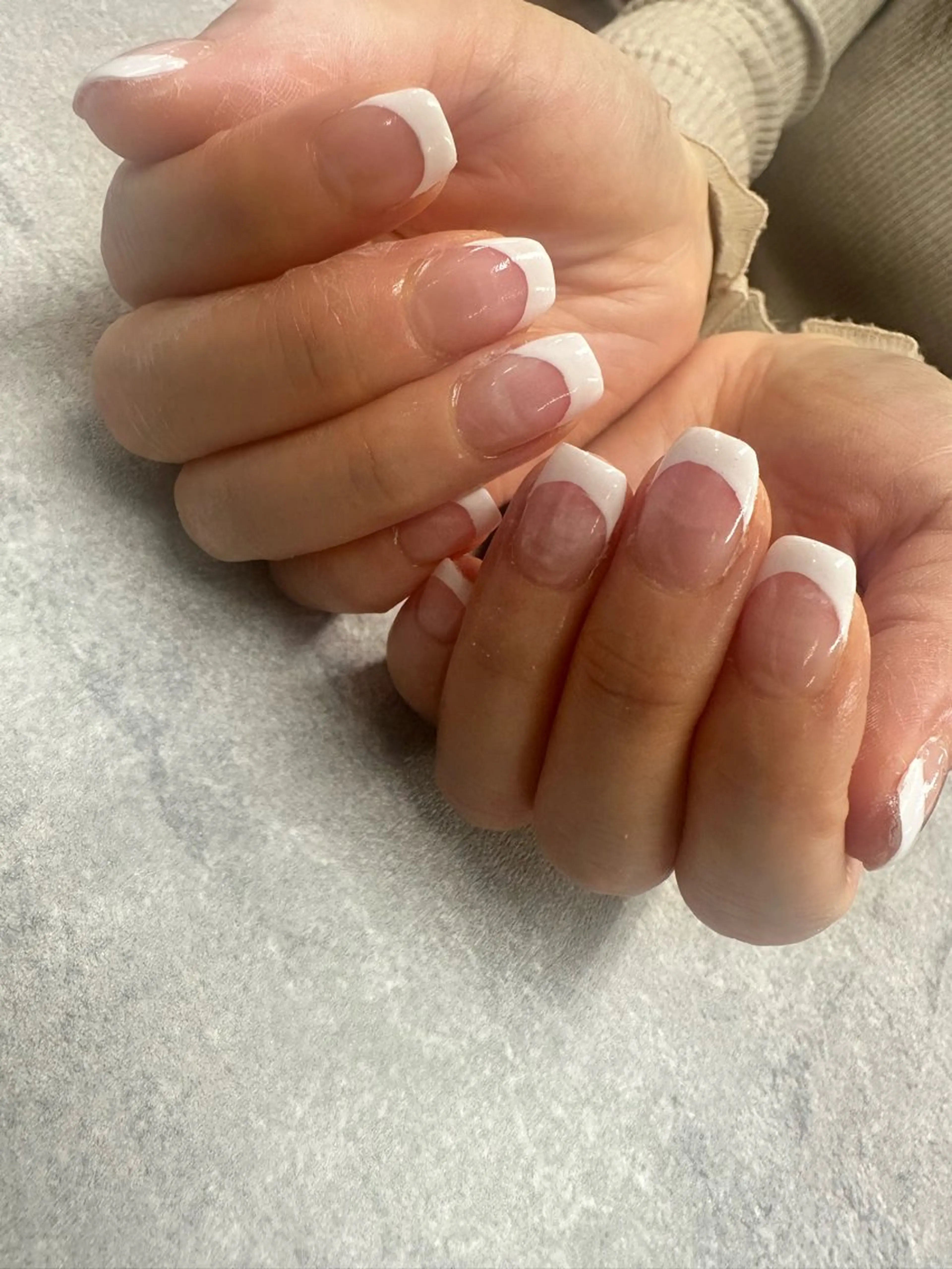 ネイル クリアネイル フレンチネイル ハンドネイル .N YUKIのネイルデザイン