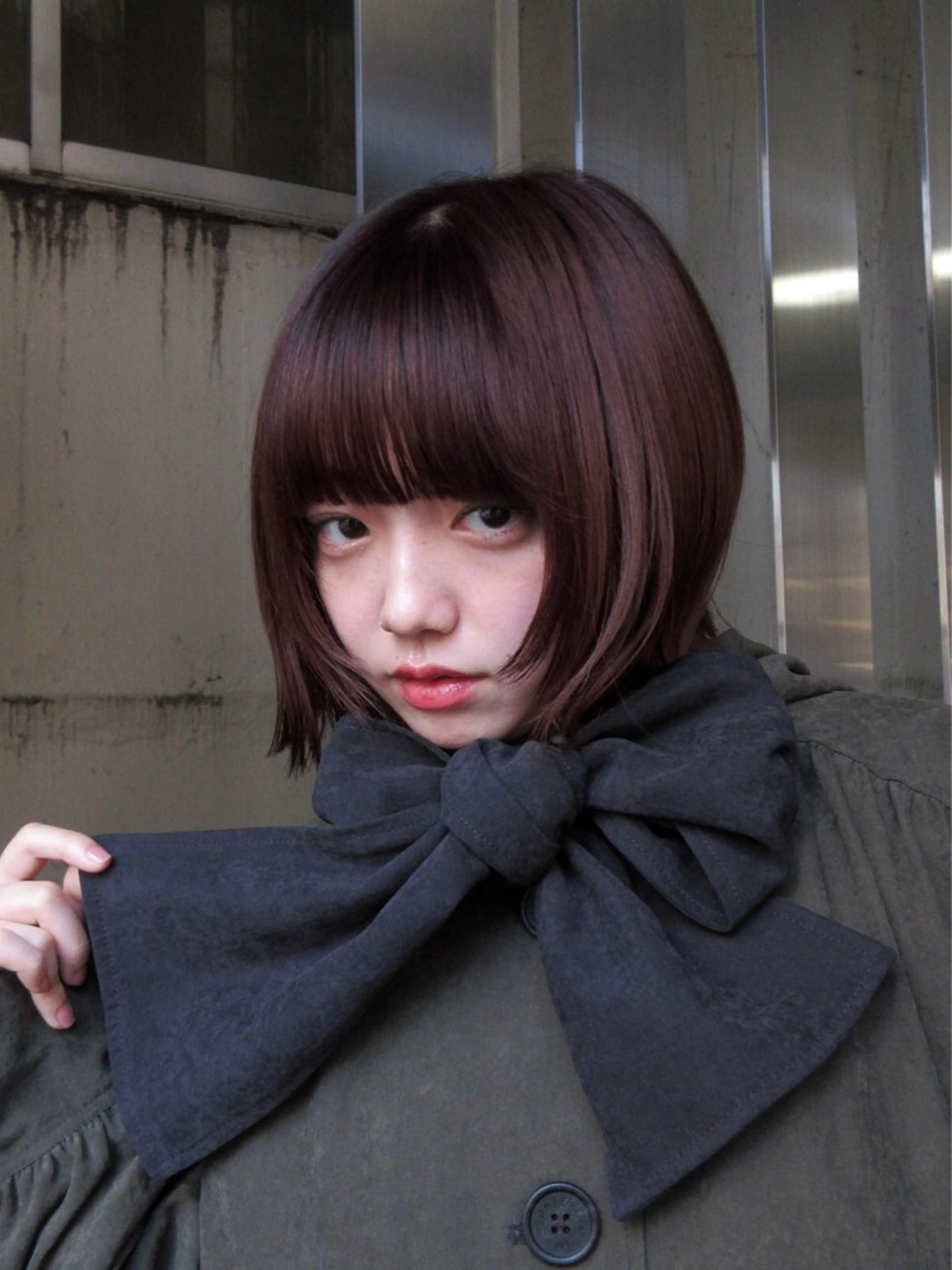 ショート カラー ボブレイヤー ボブ レイヤーカット 髪質改善カラー Unami 太田英寿のヘアスタイル