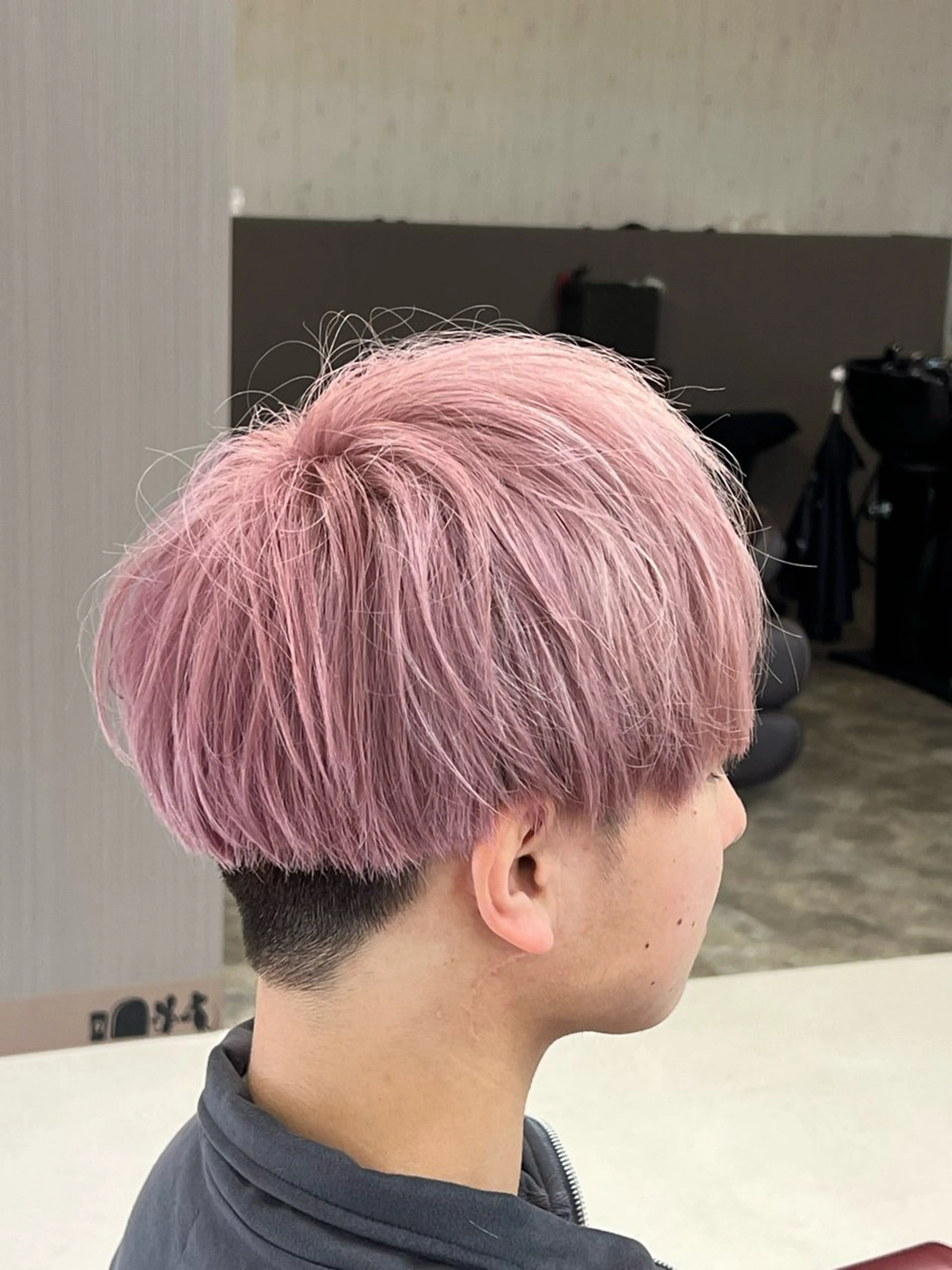 ショート カラー ピンクカラー KEN 🌟のヘアスタイル