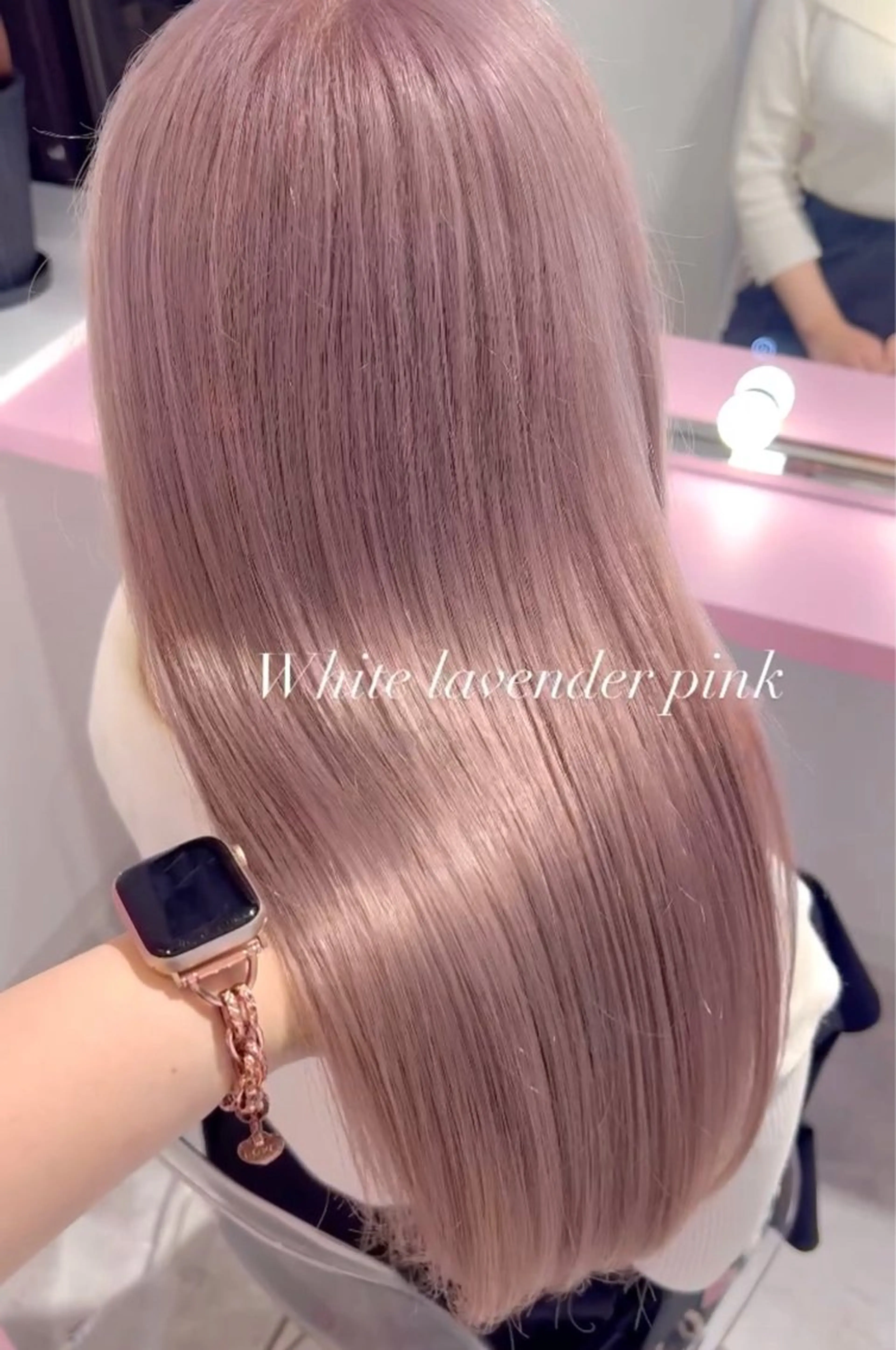 ロング ヘアカラー トリートメント ナナ♡レイヤーカット ♡似合わせカラーのヘアスタイル