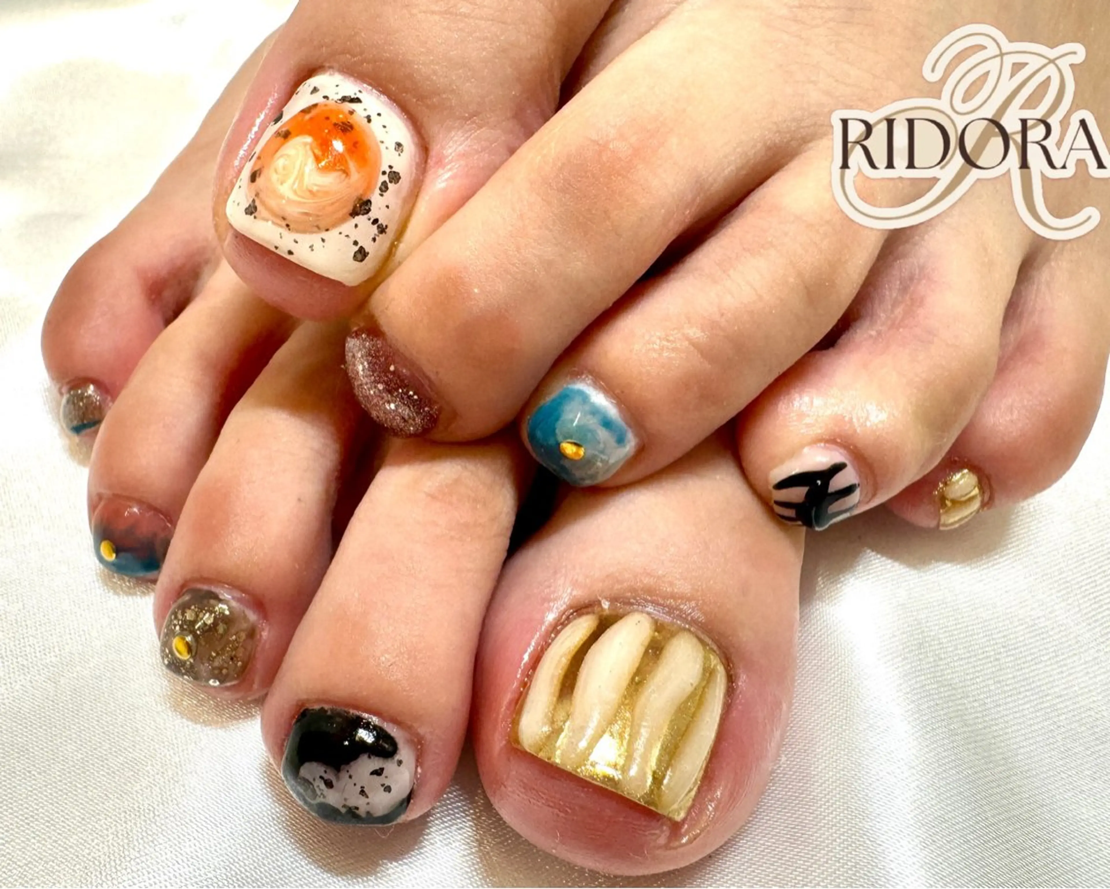 ネイル フットネイル RIDORA nailのネイルデザイン