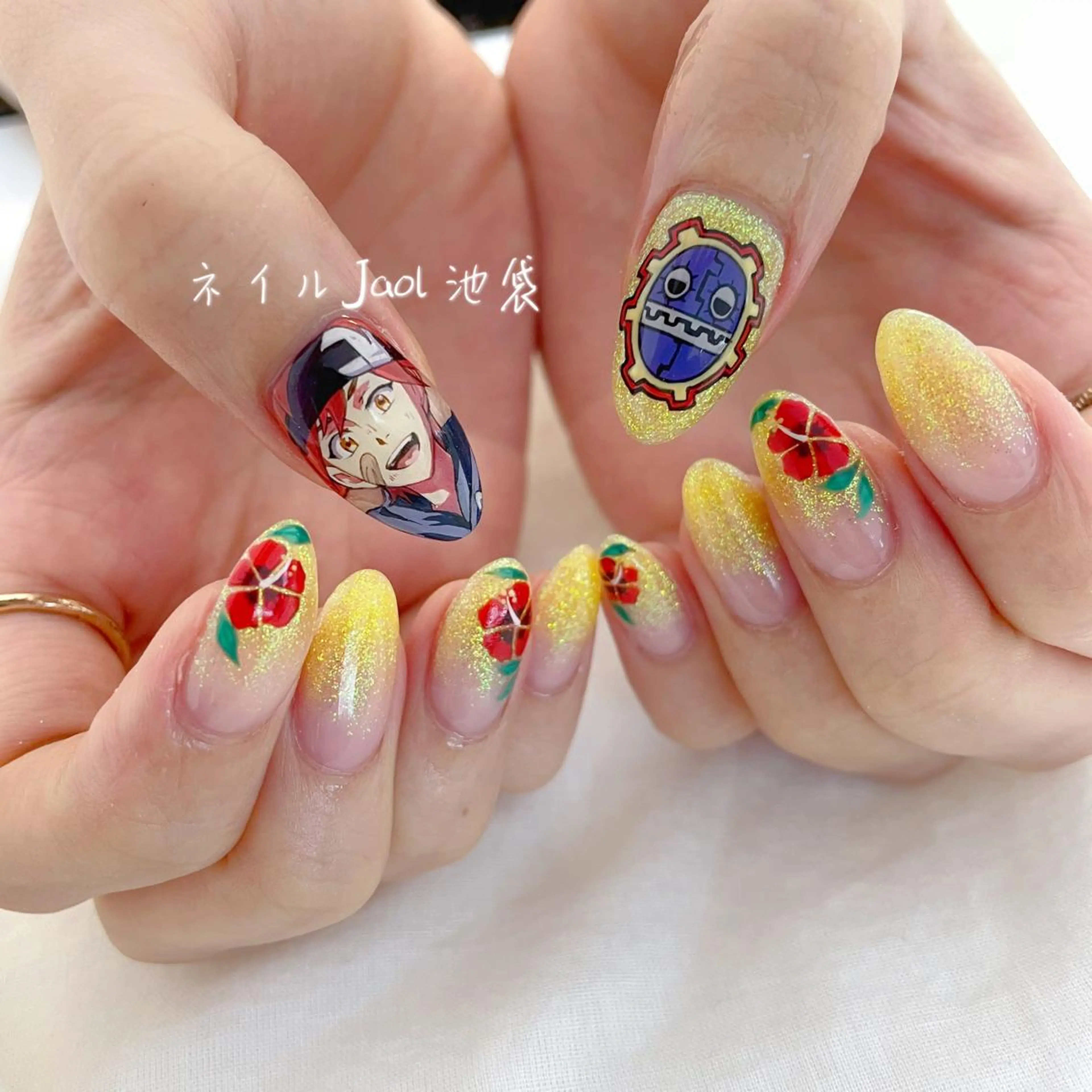 ミディアム nail jaol池袋店所属・ネイルJaol 池袋のネイルデザイン