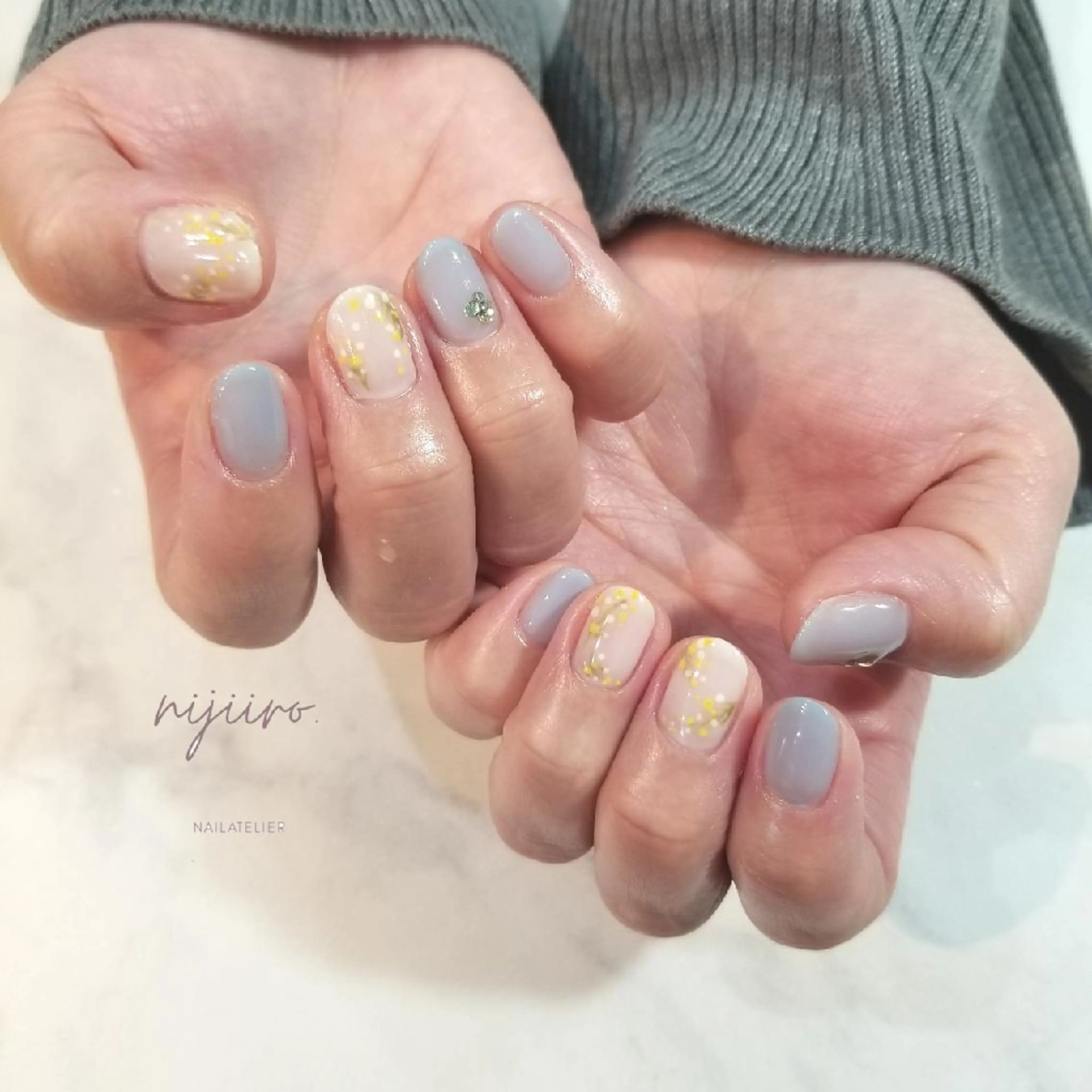 ネイル ハンドネイル nailatelier nijiiro.所属・nijiiro🌈 サトウのネイルデザイン