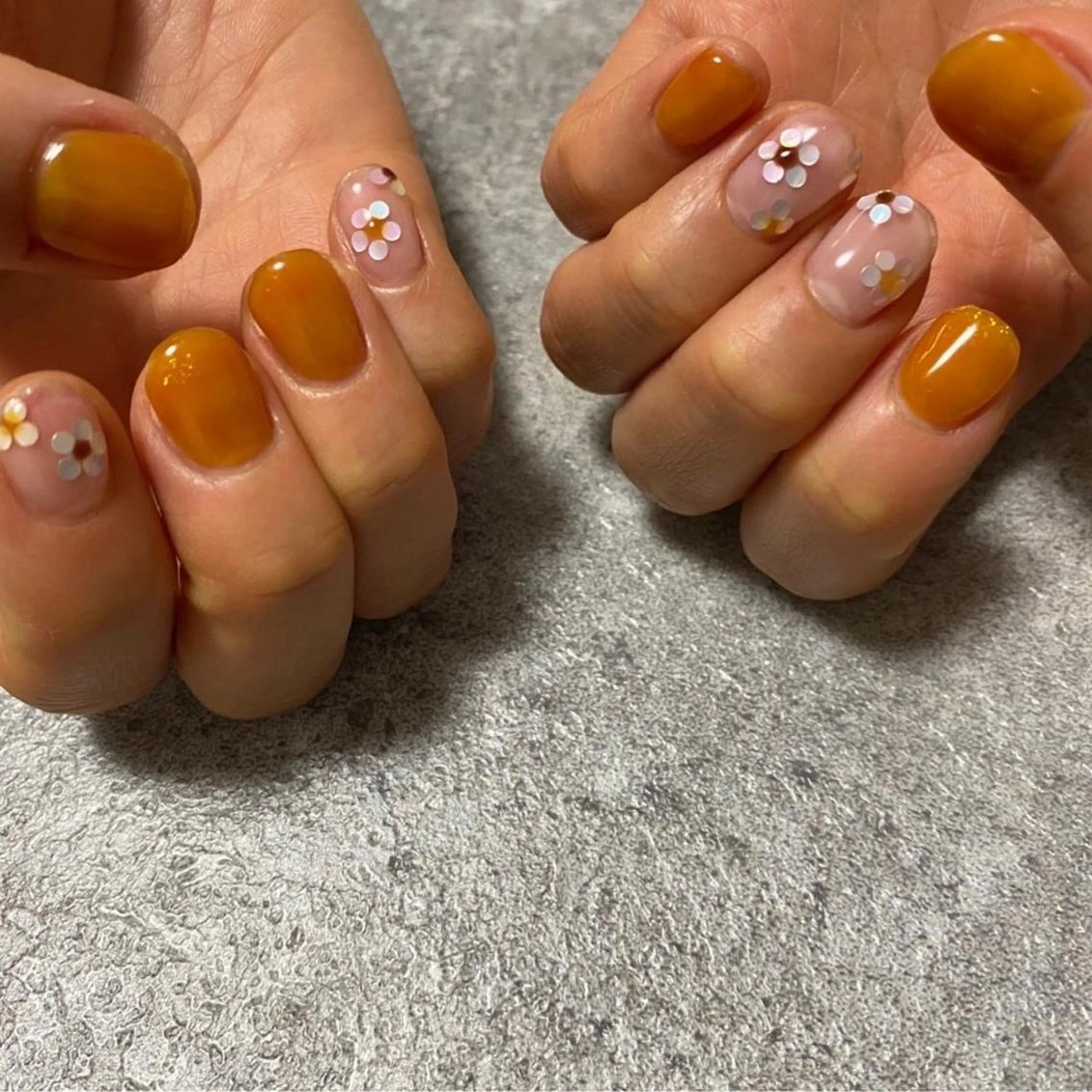 【オフ込み】ジェルネイルアート2本シンプルコースの写真