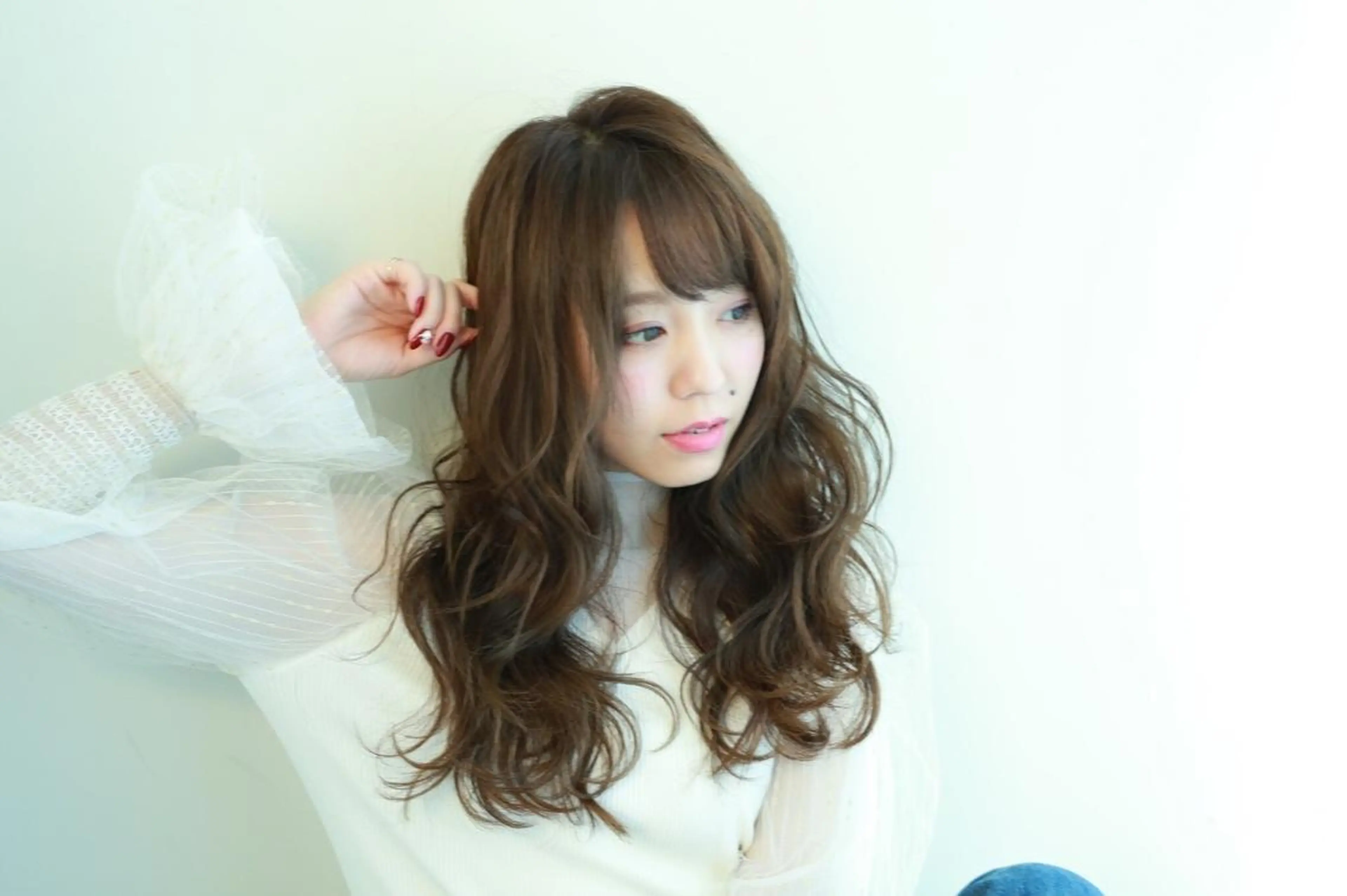 セミロング 指名支持率NO.1 スタイリストのヘアスタイル