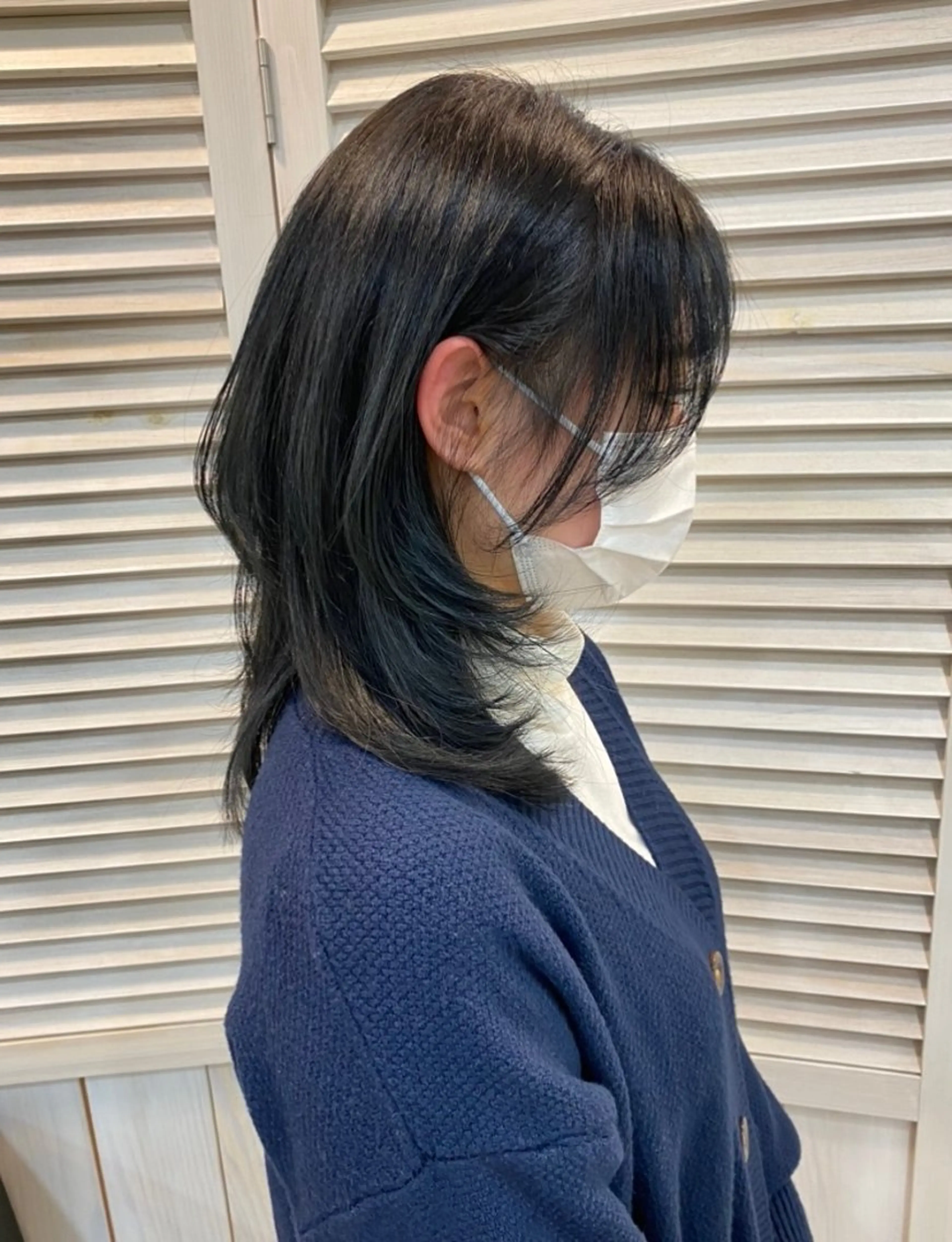 セミロング ハッシュカット 韓国風ヘア erika /韓国ヘアのヘアスタイル