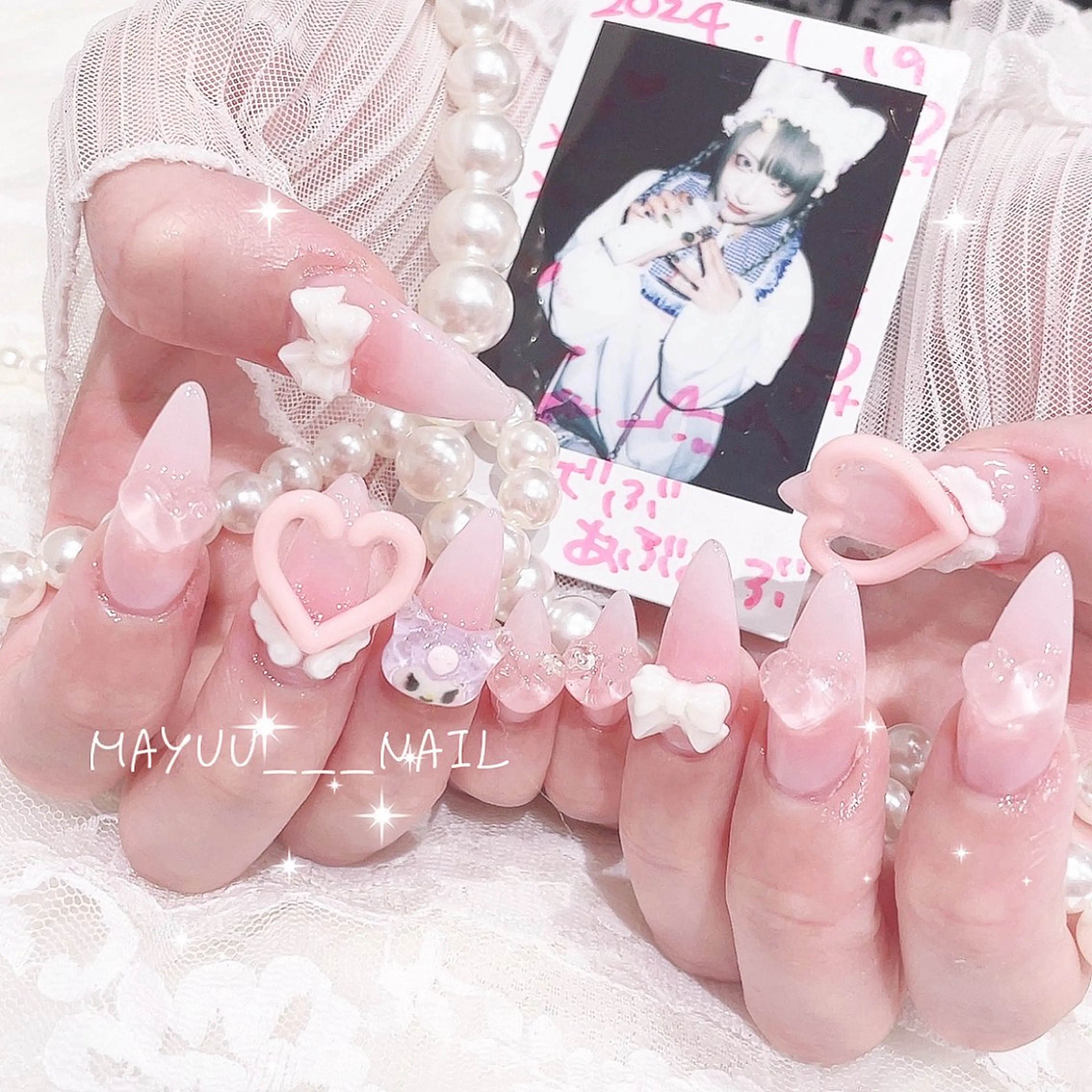 ネイル 🎀 Mayu 🎀痛ネイルのネイルデザイン