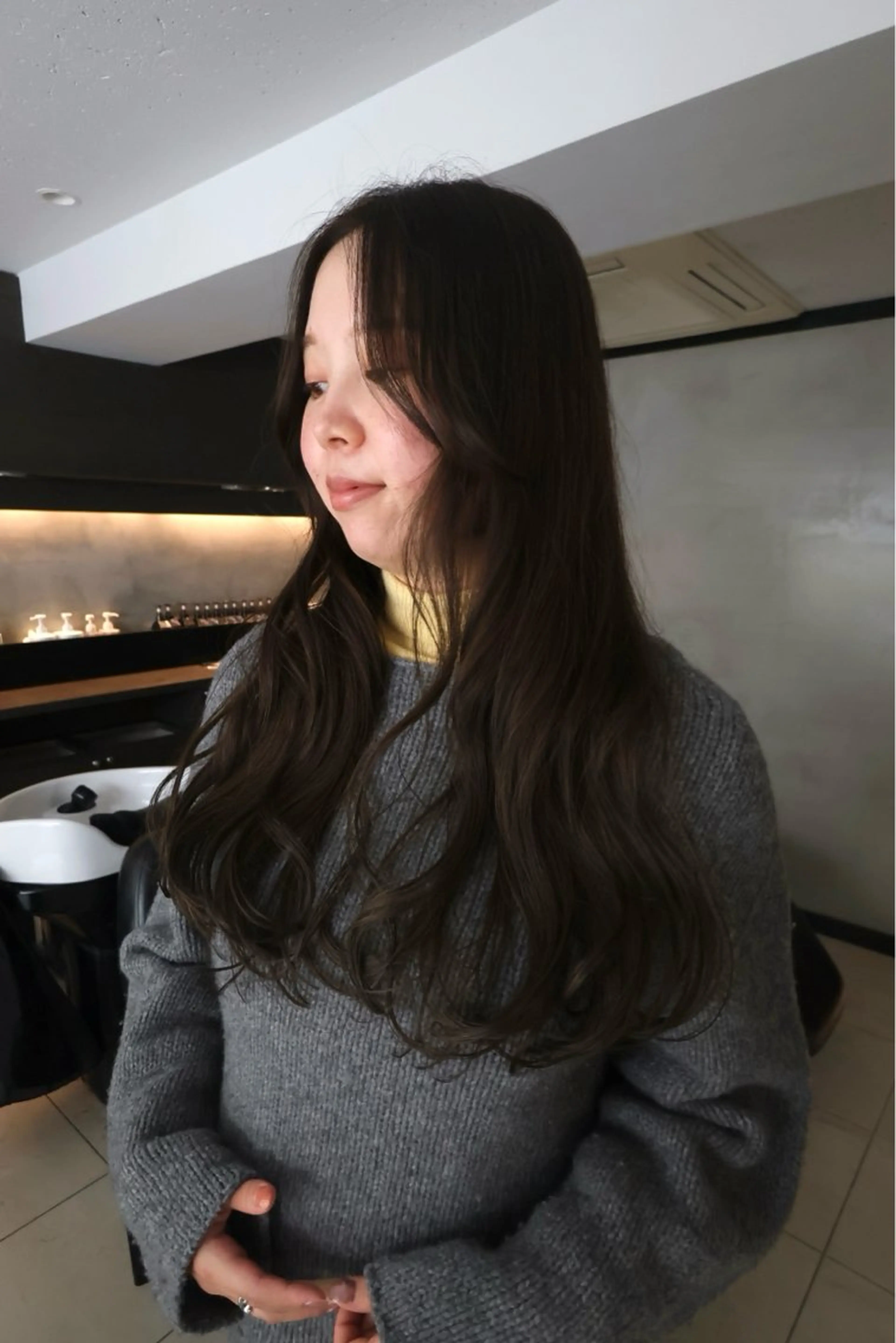 ロング カラー カット ヘアカラー トリートメント アンニュイヘア🪽 ayumiのヘアスタイル