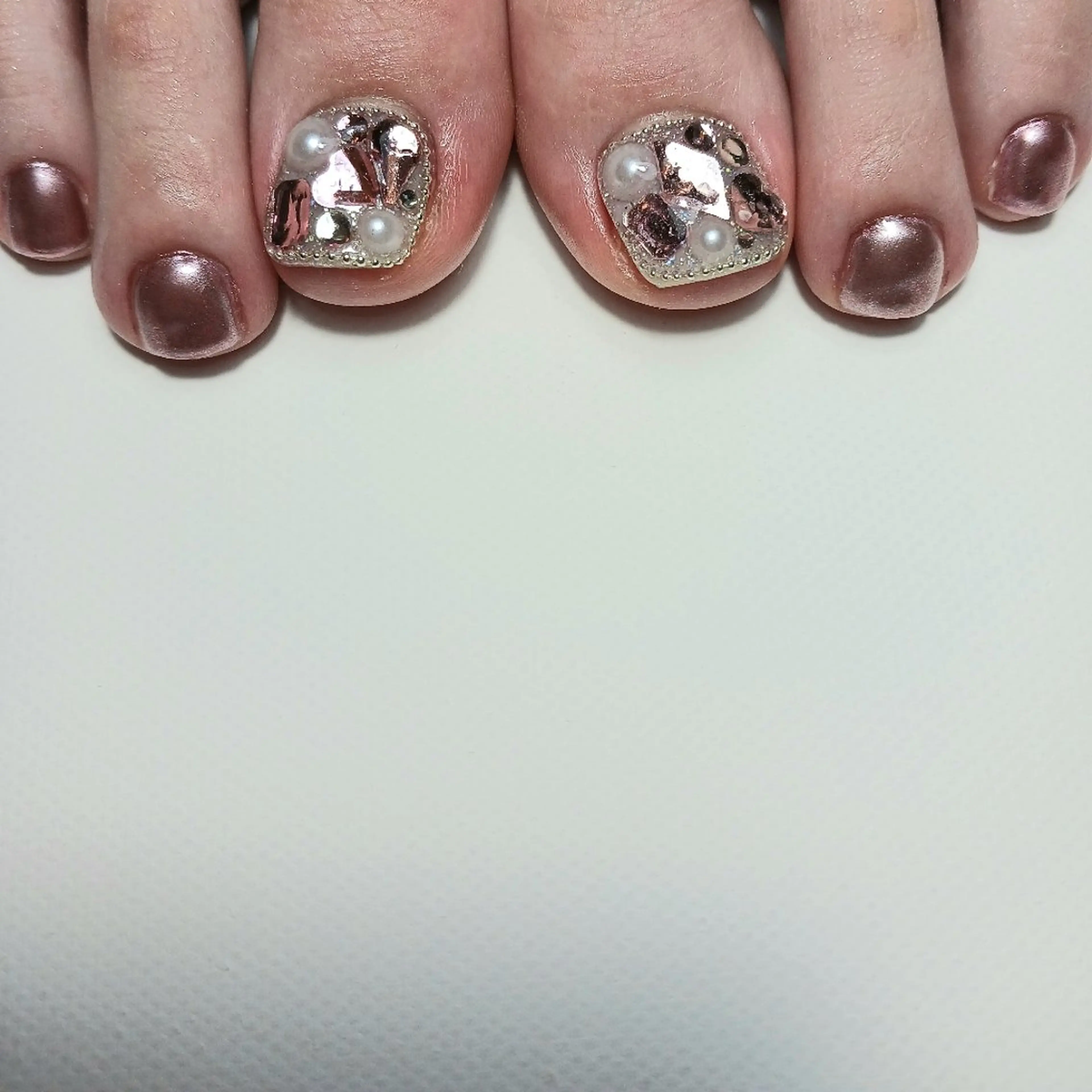 【2本やり放題】ドライケア込み/持ち込みデザイン/マグネットなども◎/シンプルネイルの写真