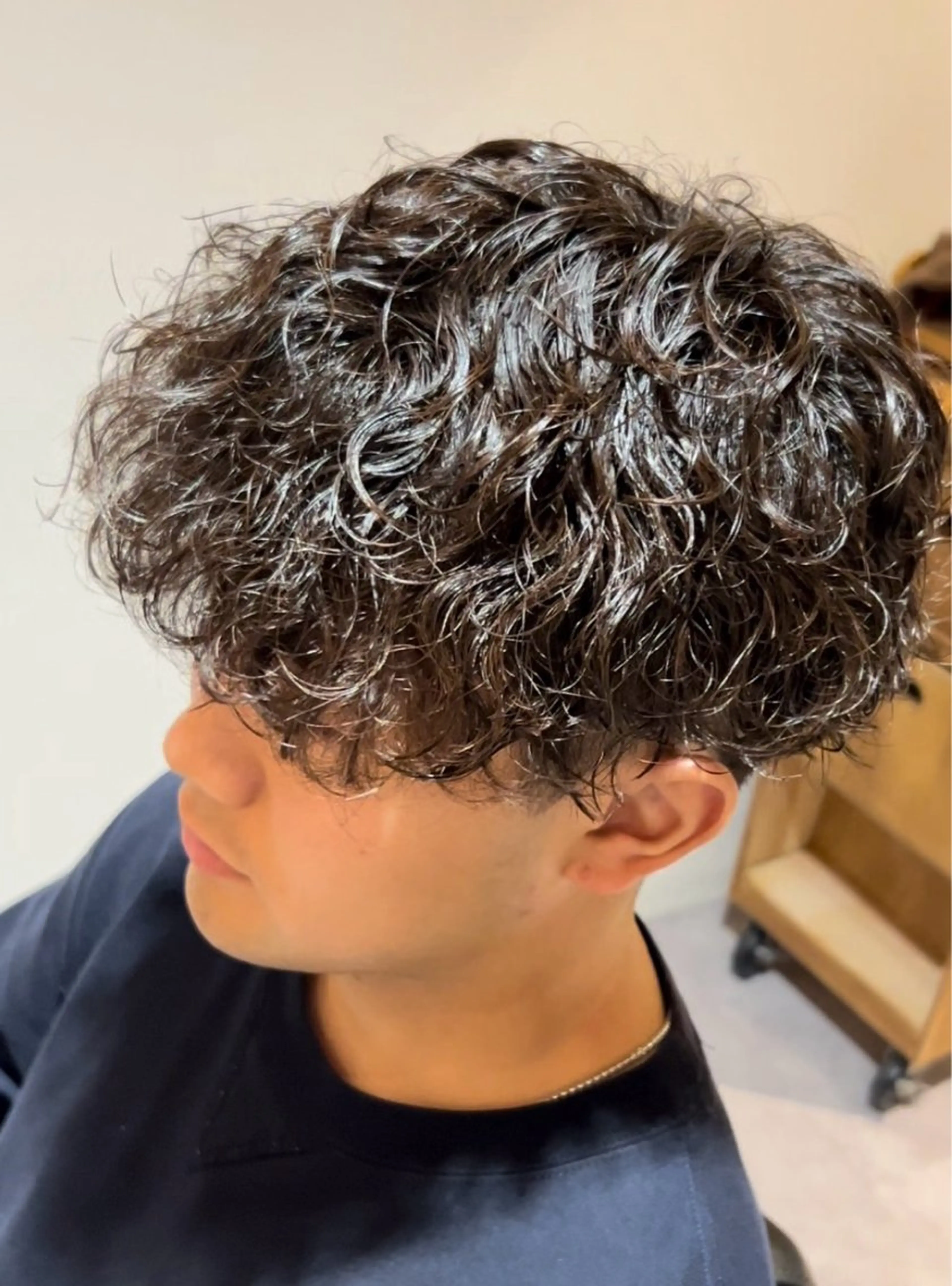 【メンズヘア】カット＋ケアパーマ＋シャンプースタイリングの写真