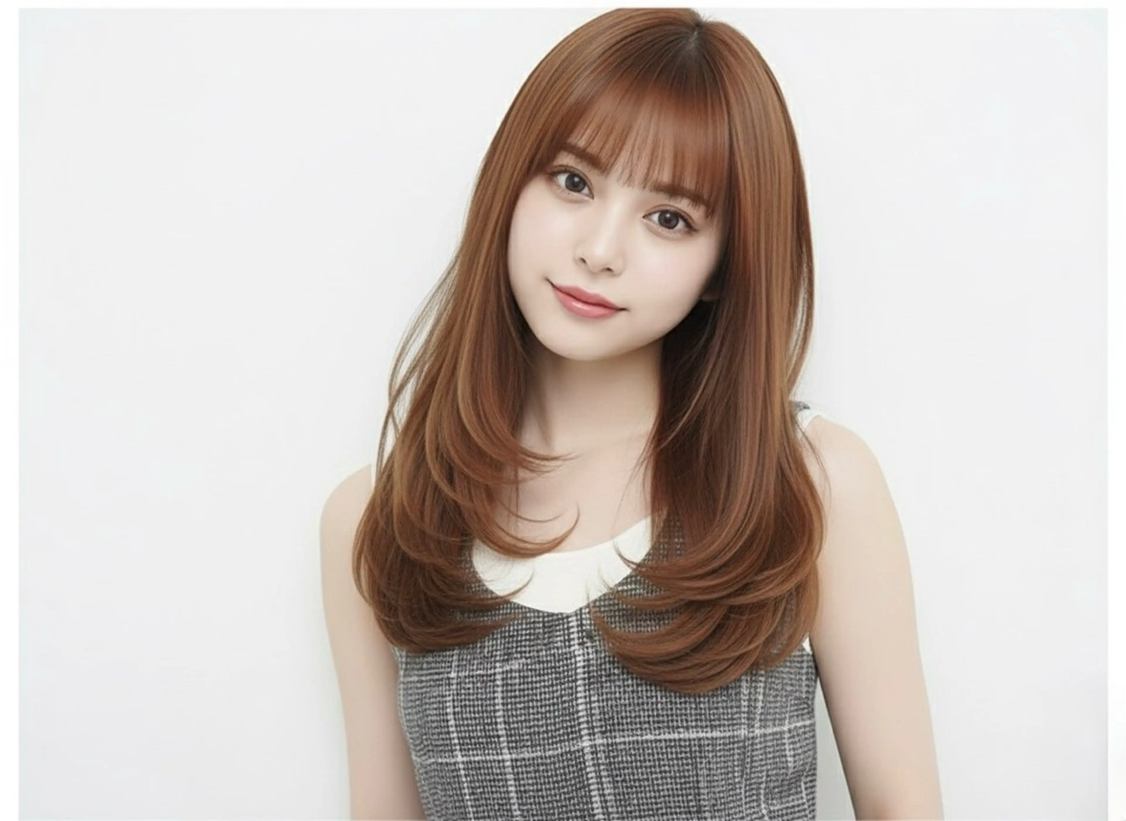 ロング カラー ベージュカラー ブリーチ ケアカラー 透明感カラー グレージュ カット ヘアカラー トリートメント 赤み消し韓国ヘア レイヤー縮毛🤍渡邉のヘアスタイル