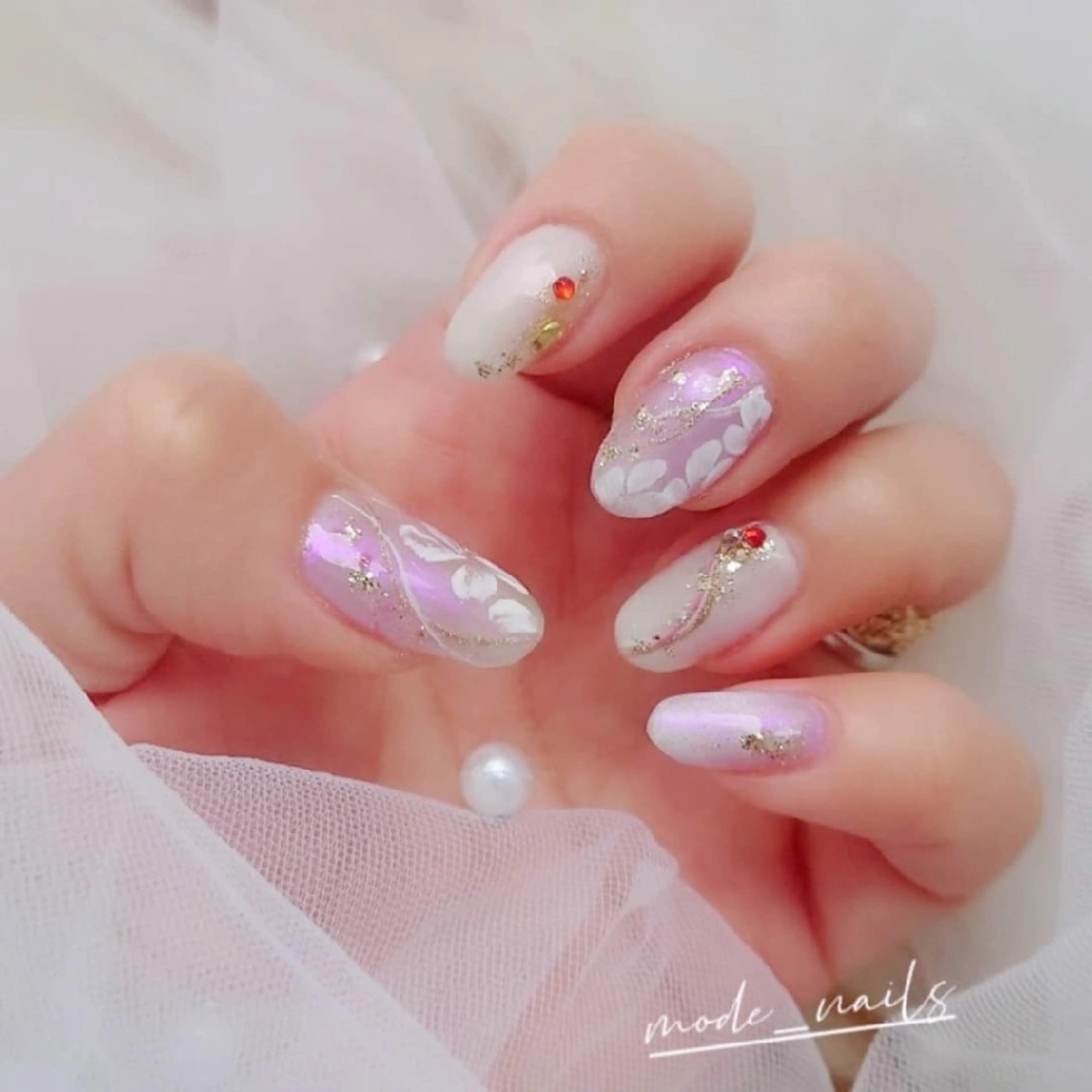 カラー 滋賀県草津市ネイル mode_nailsのネイルデザイン