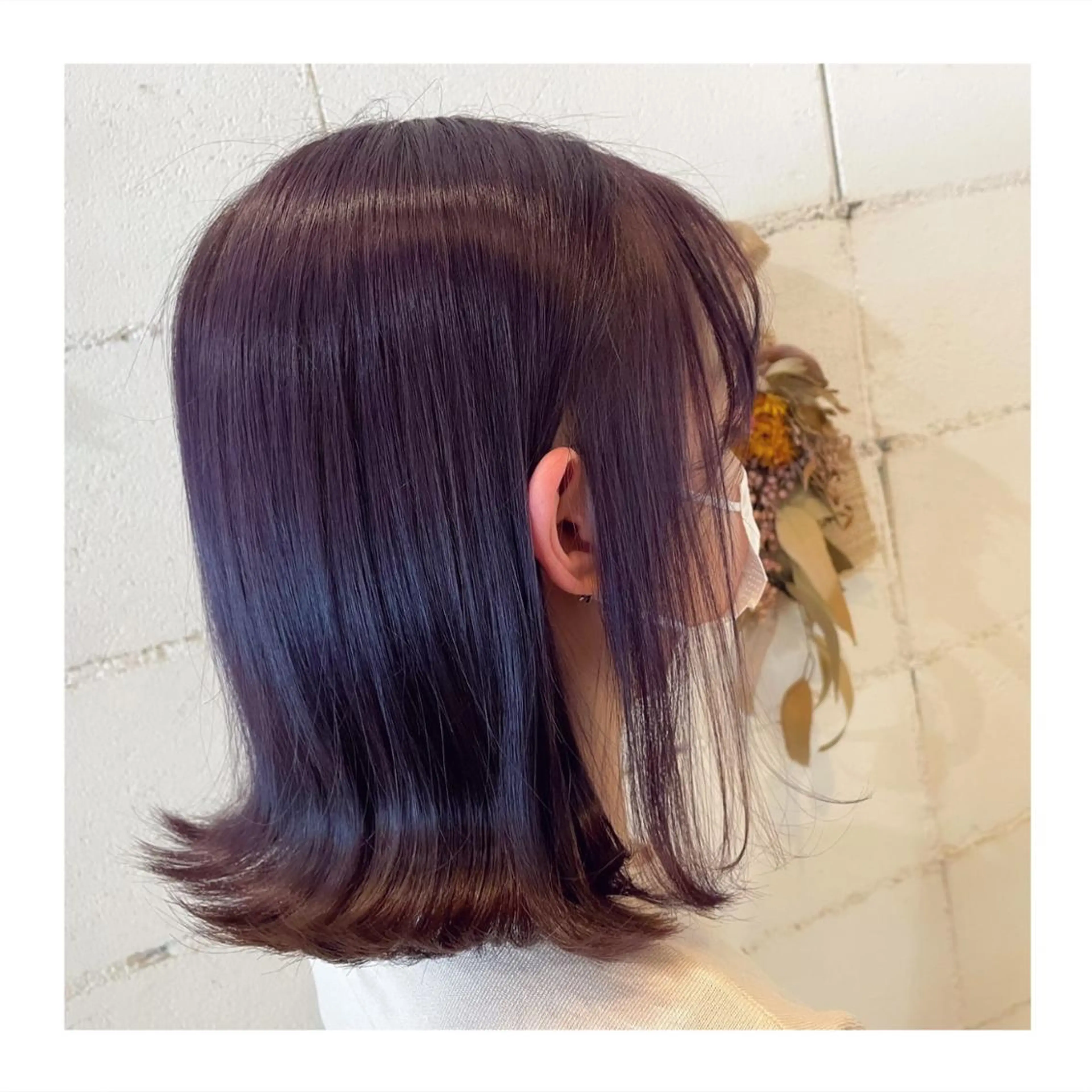 ミディアム カラー ブリーチ ラベンダーカラー ヘアカラー トリートメント ❁⃘ ち だ り さ ❁⃘のヘアスタイル