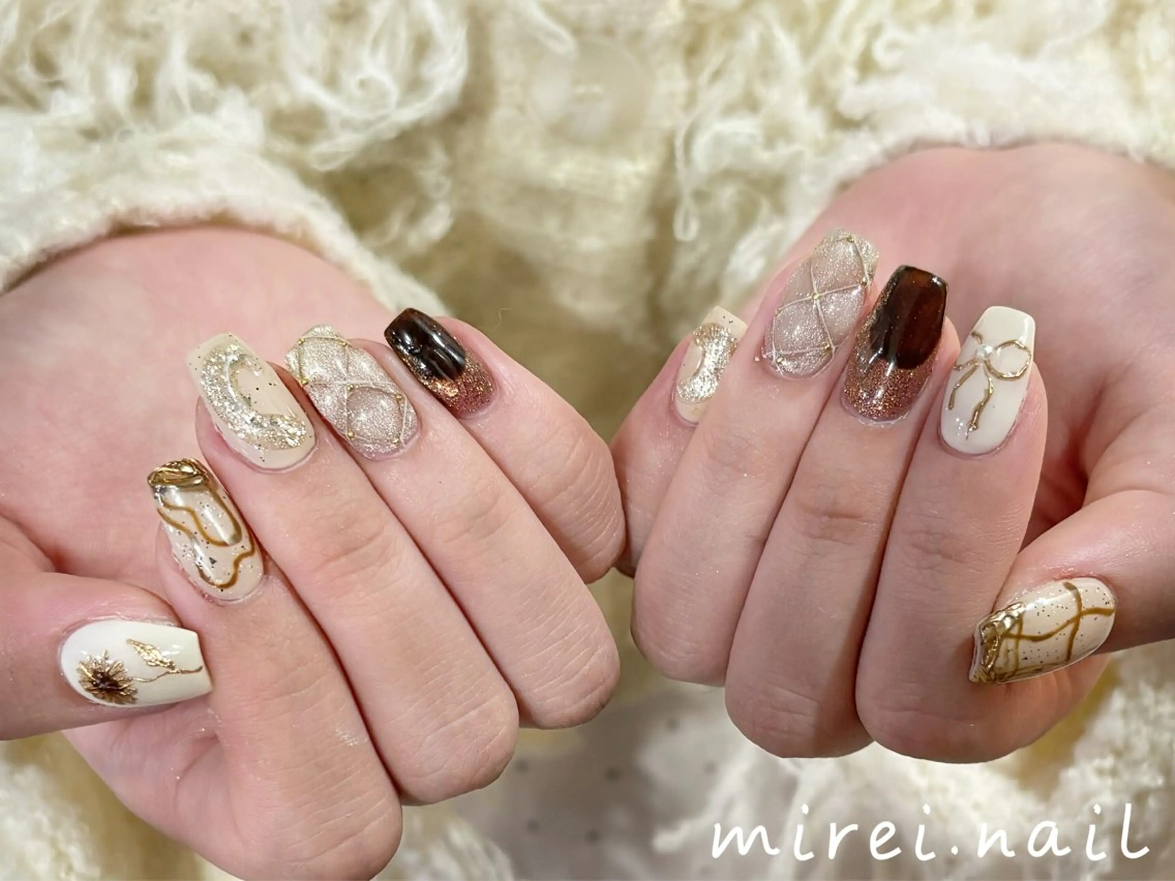 ネイル mirei‘nail所属・jade.vase ミレイのネイルデザイン