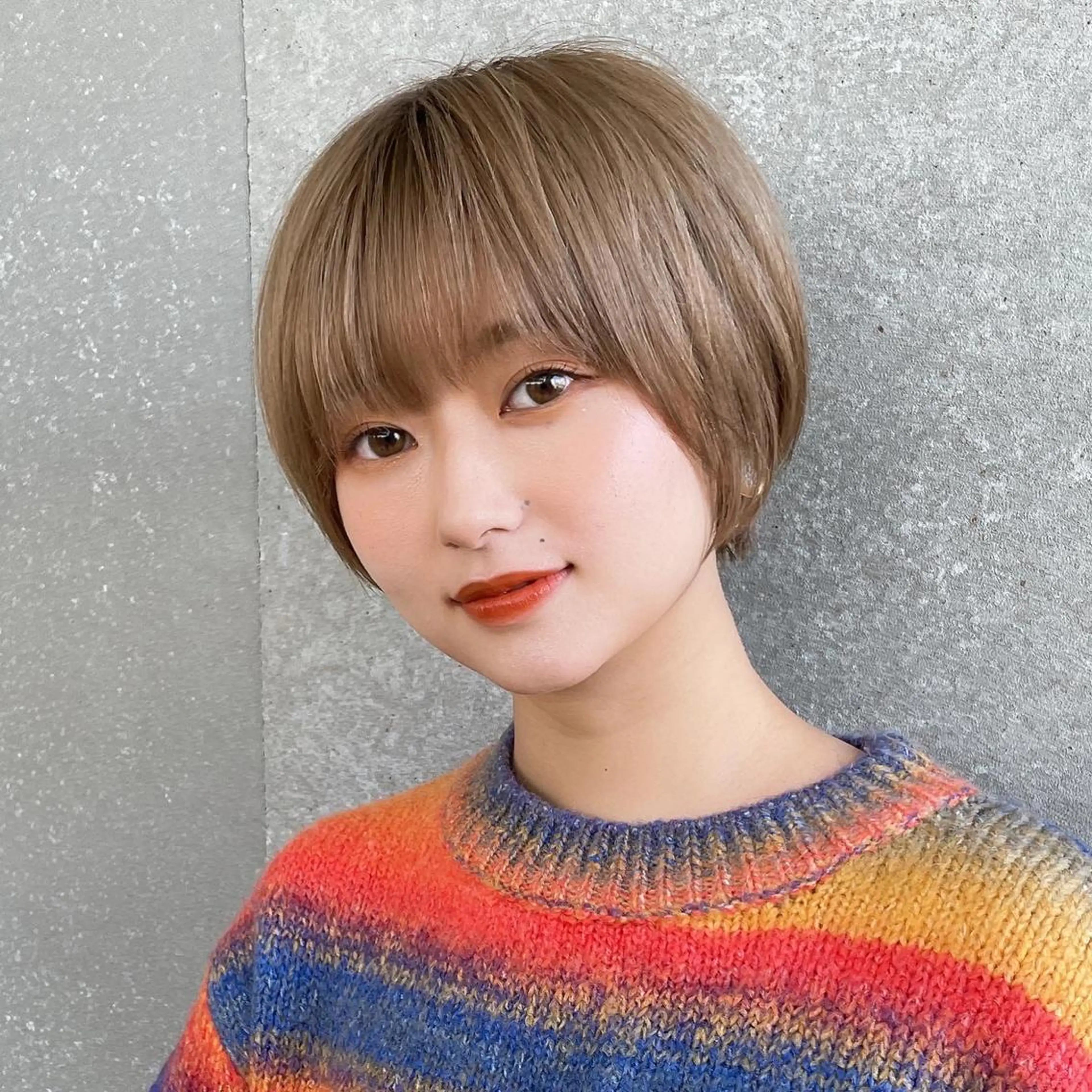 ショート 似合わせカット ショートヘア ヘアカラー トリートメント 韓国ヘア/髪質改善 /Harunaのヘアスタイル