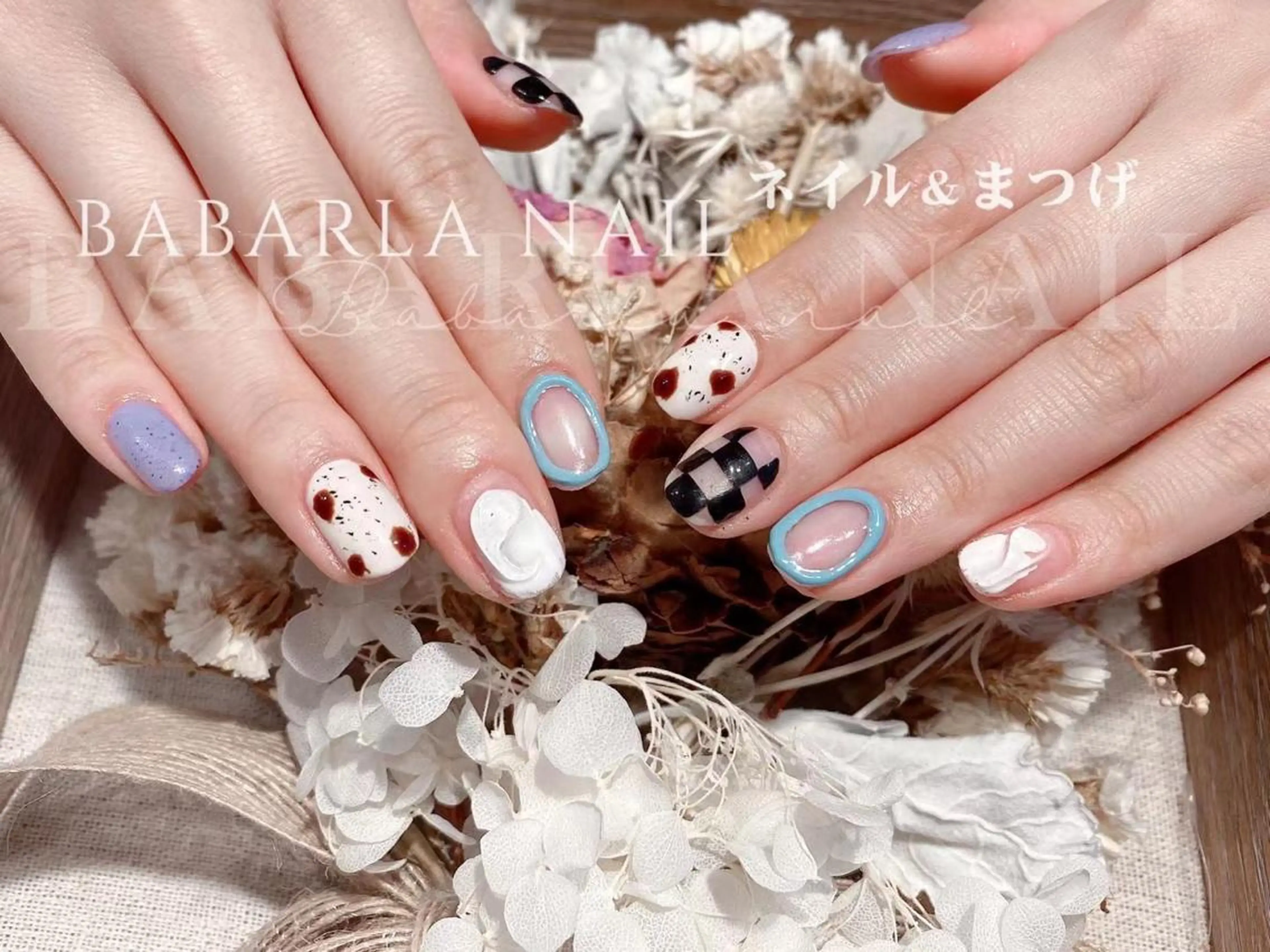ネイル クリアネイル Babarla nailのネイルデザイン