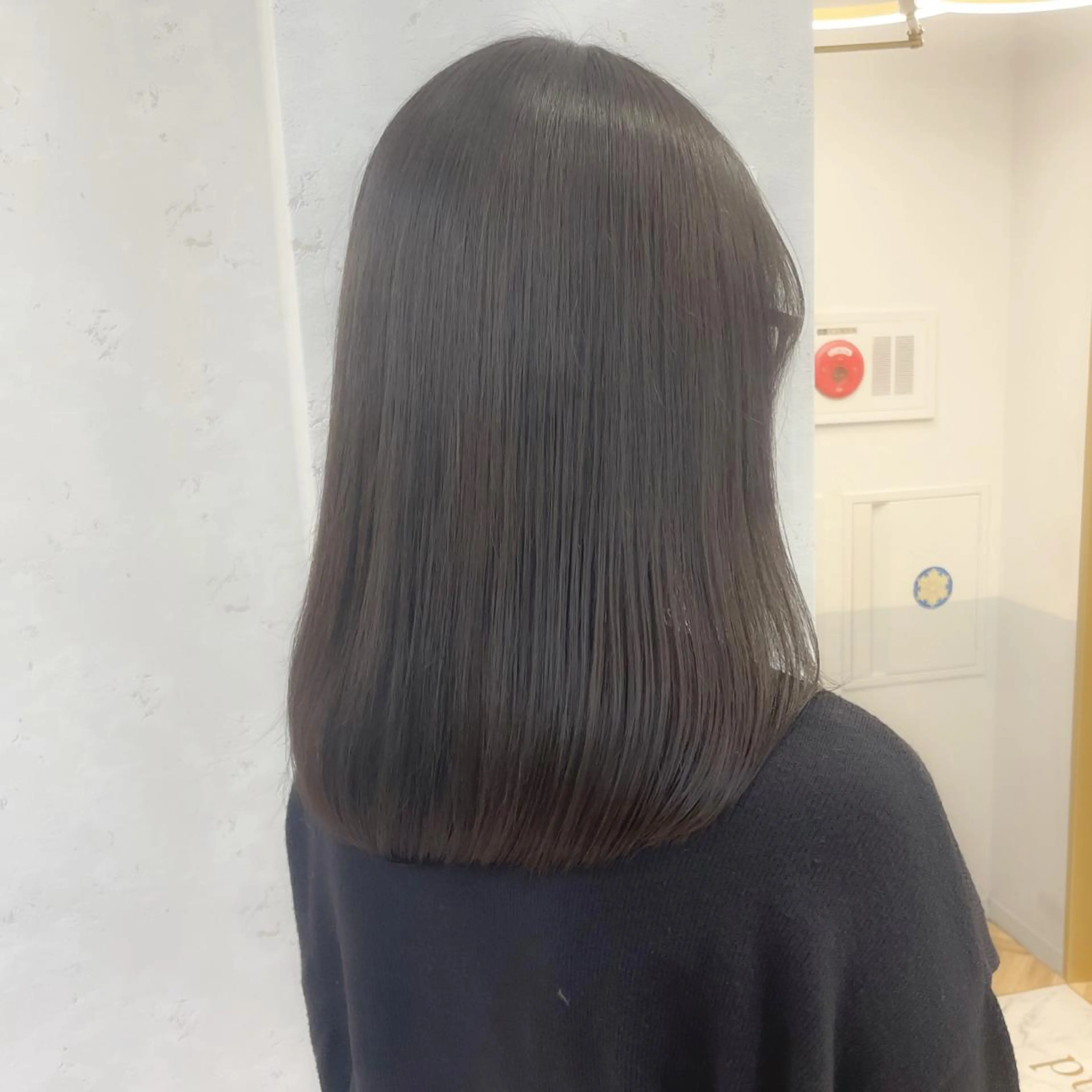 ミディアム カット ヘアカラー トリートメント 産休中2026.4月 復帰予定/野崎華代のヘアスタイル