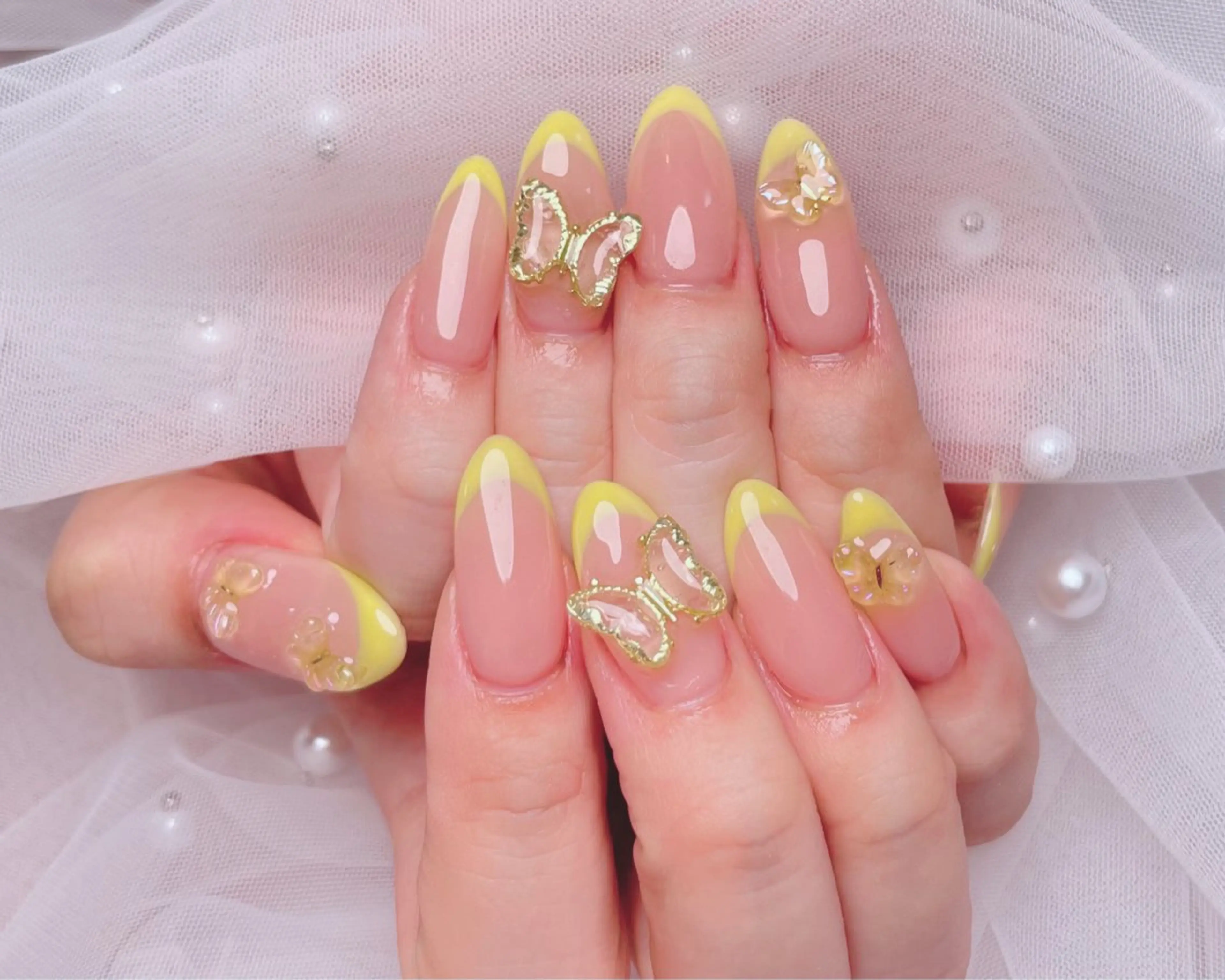 フレンチネイル(ベースなし)の写真