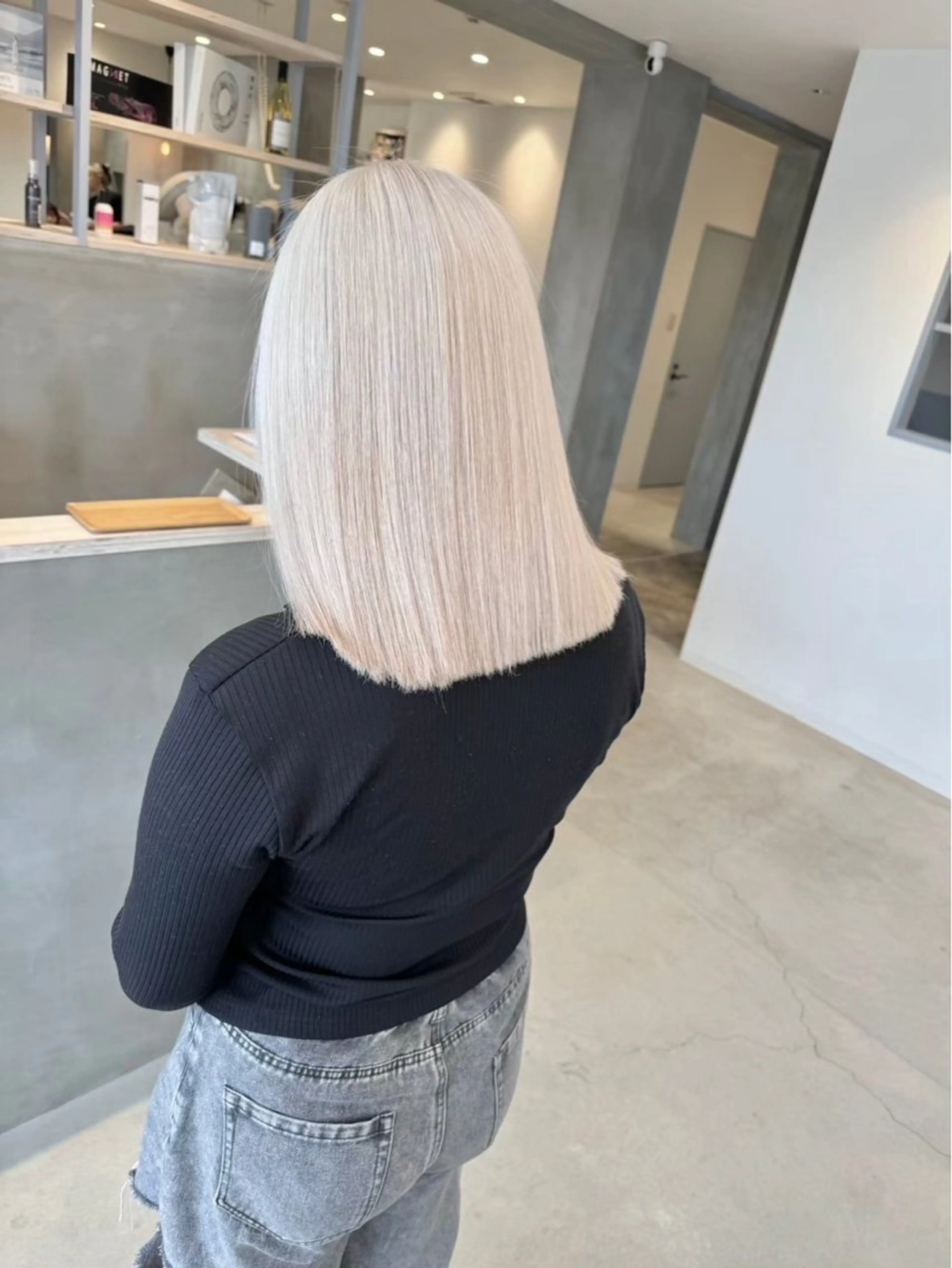 ミディアム 酒井 剛喜のヘアスタイル