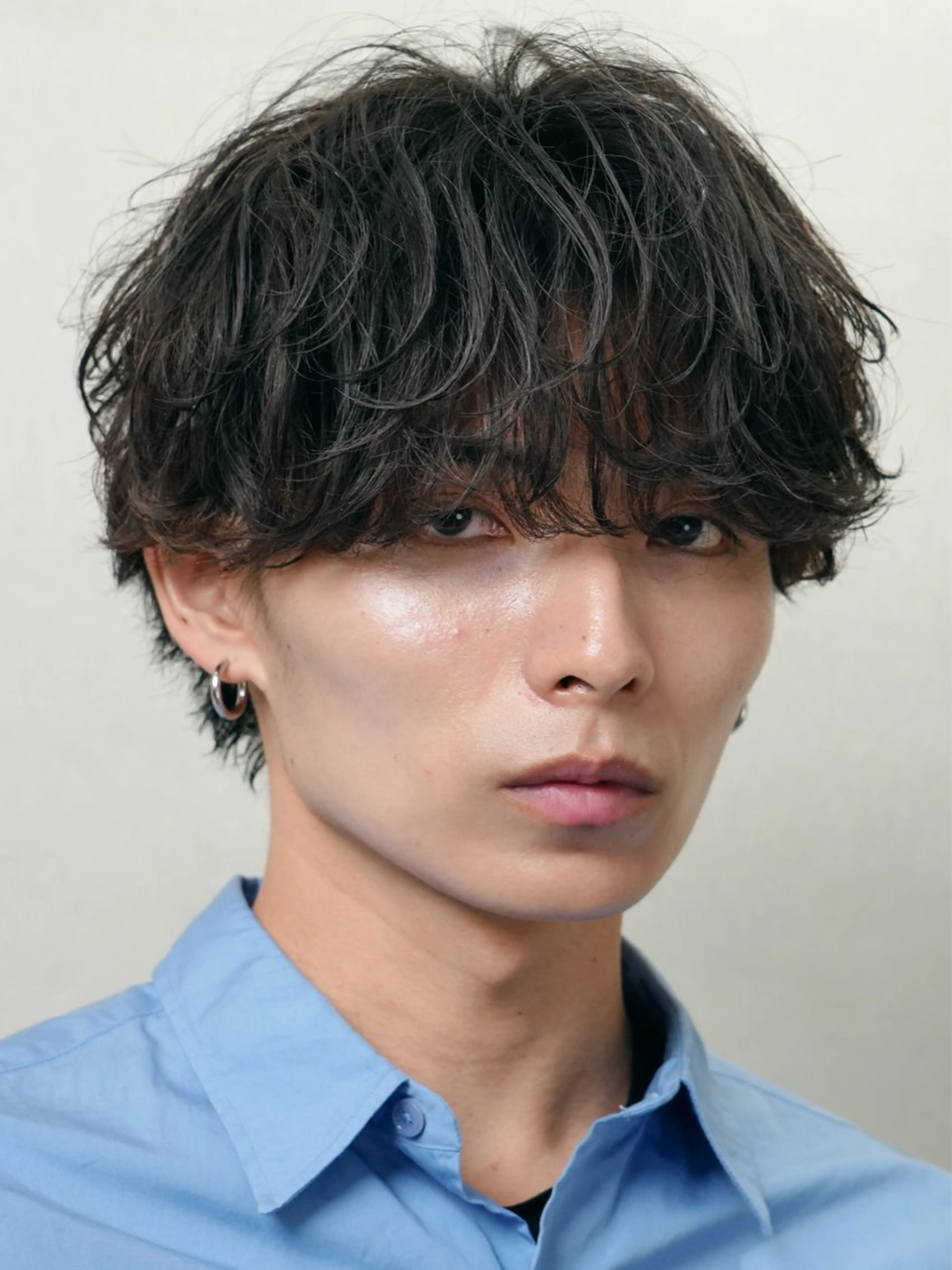 ショート パーマ メンズ マッシュ メンズパーマ カット fifth栄所属・メンズパーマ 名古屋/水谷颯のヘアスタイル