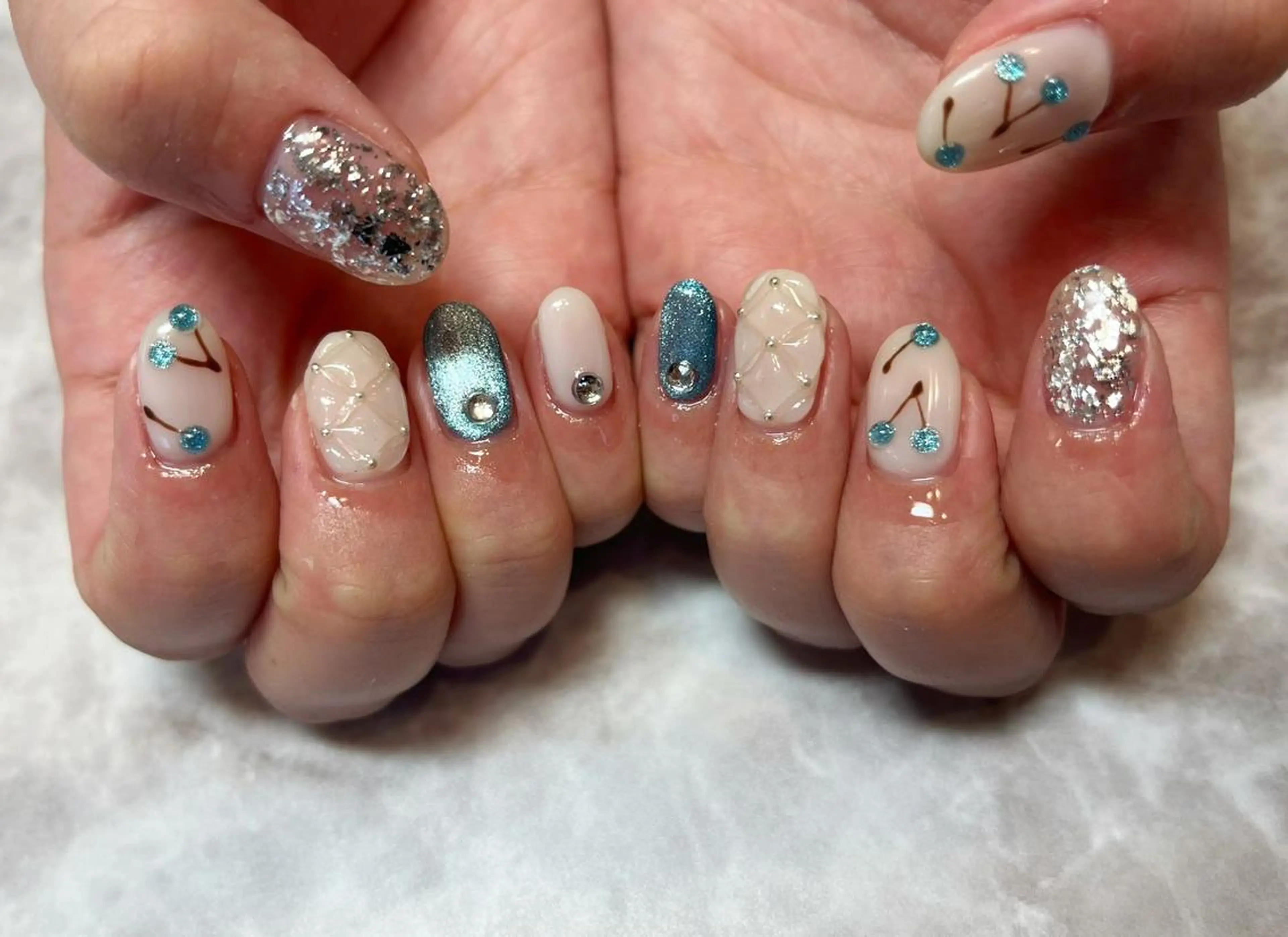 ネイル ネイルリボン 石田のネイルデザイン