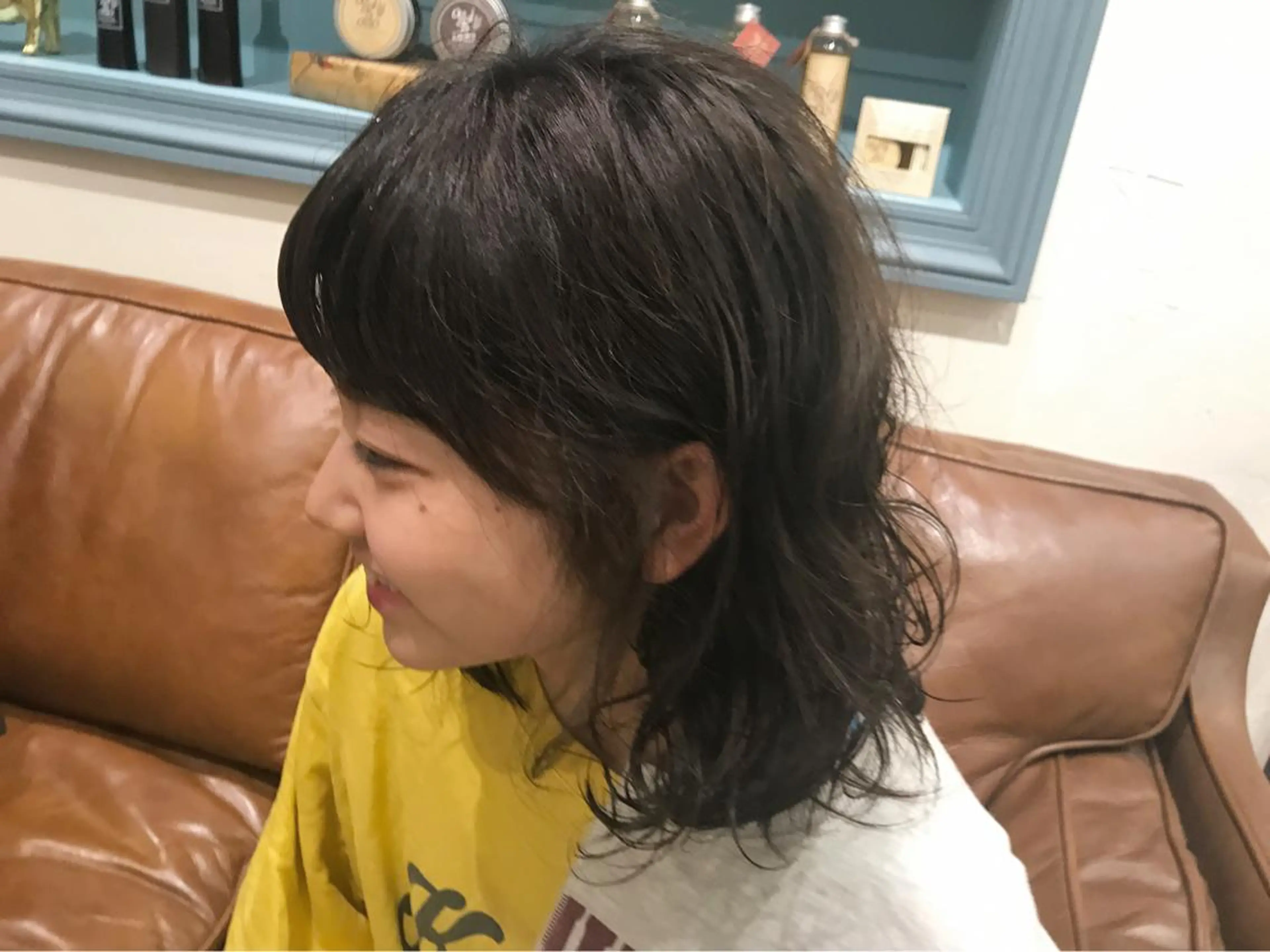 ミディアム カラー パーマ 上品な透明感カラー/ 表参道/MIKUのヘアスタイル